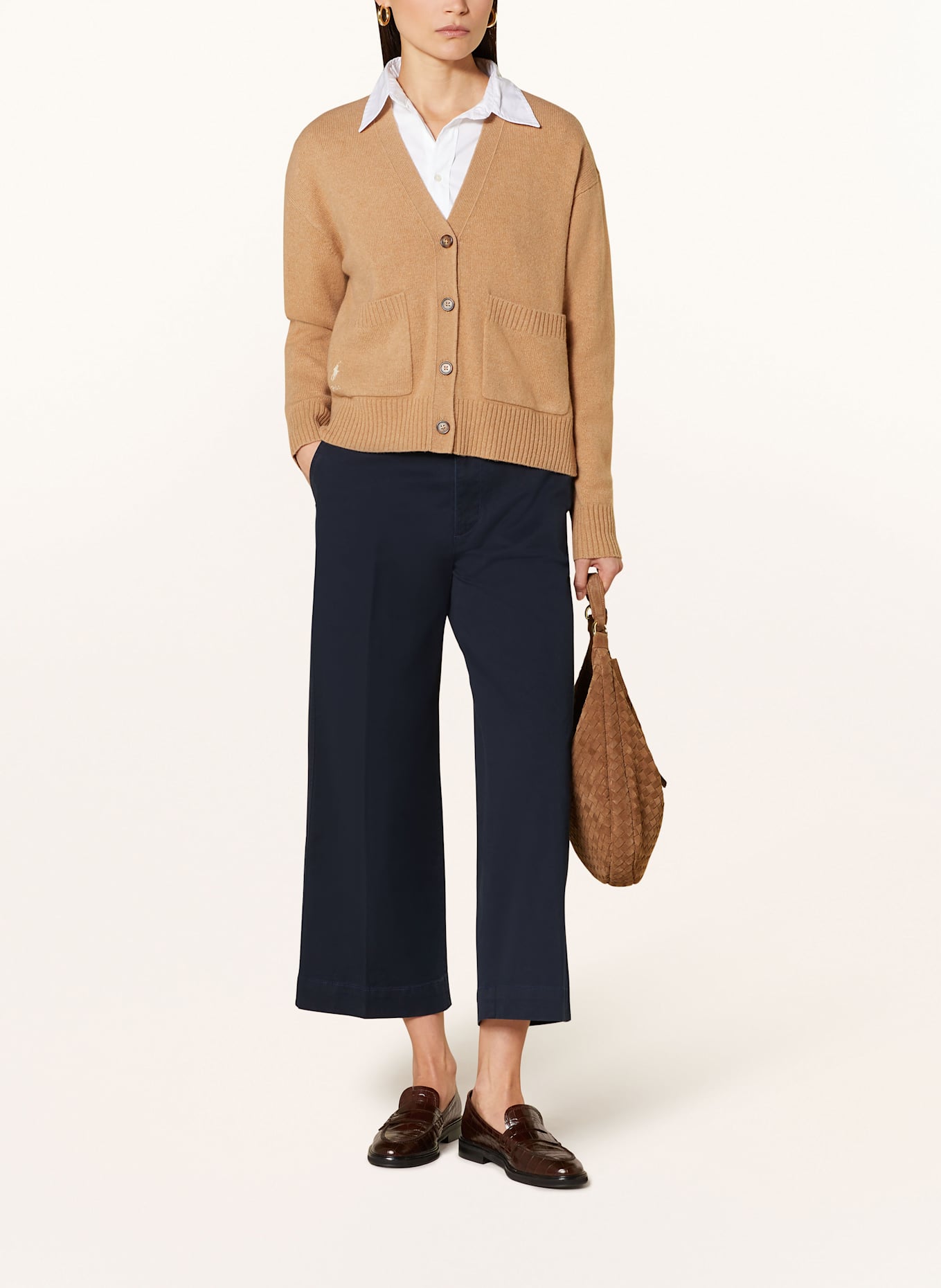 POLO RALPH LAUREN cardigan: BEIGE