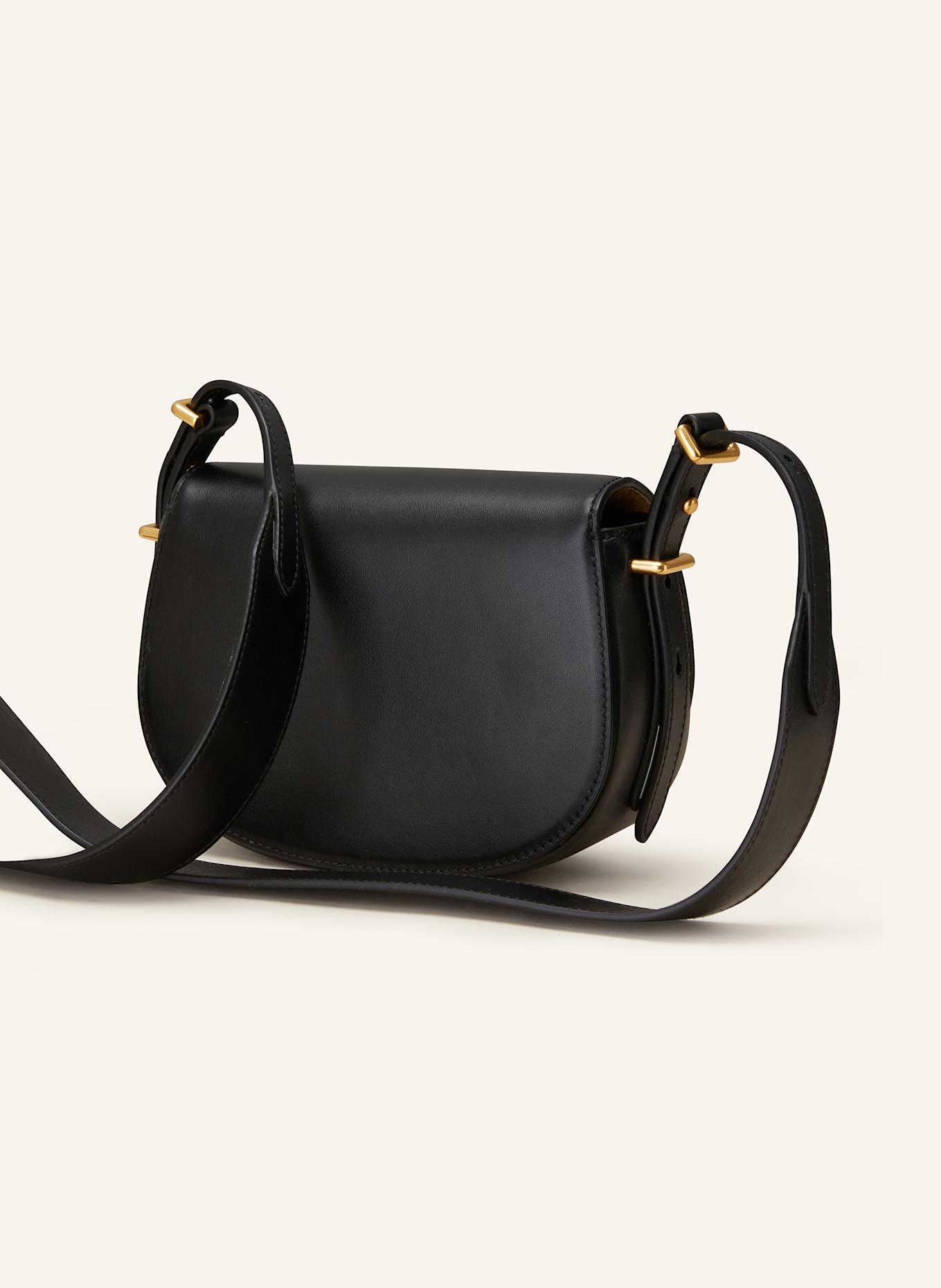 Ralph lauren black leather crossbody bag new arrivals