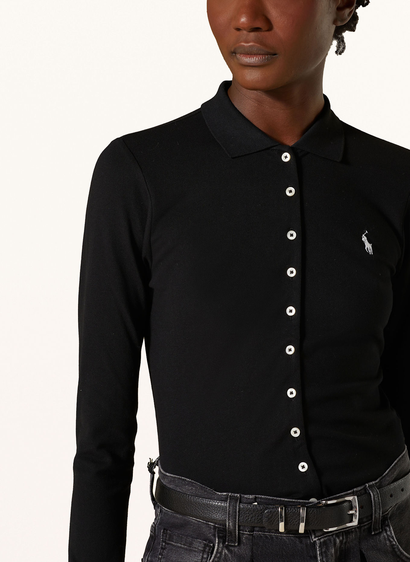 POLO RALPH LAUREN Shirt blouse: BLACK