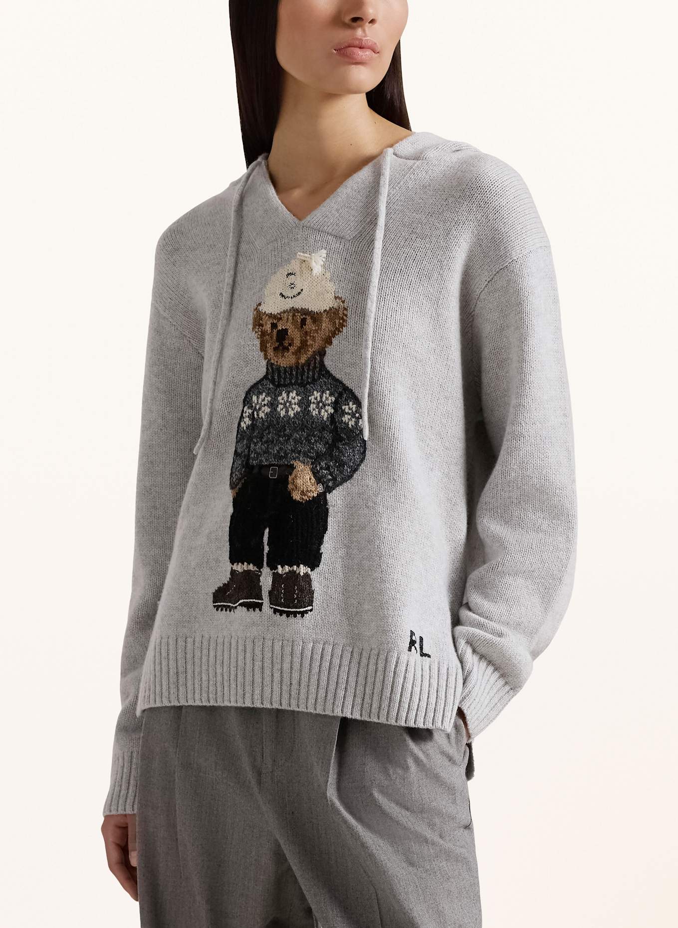Ralph lauren knitted hoodie online