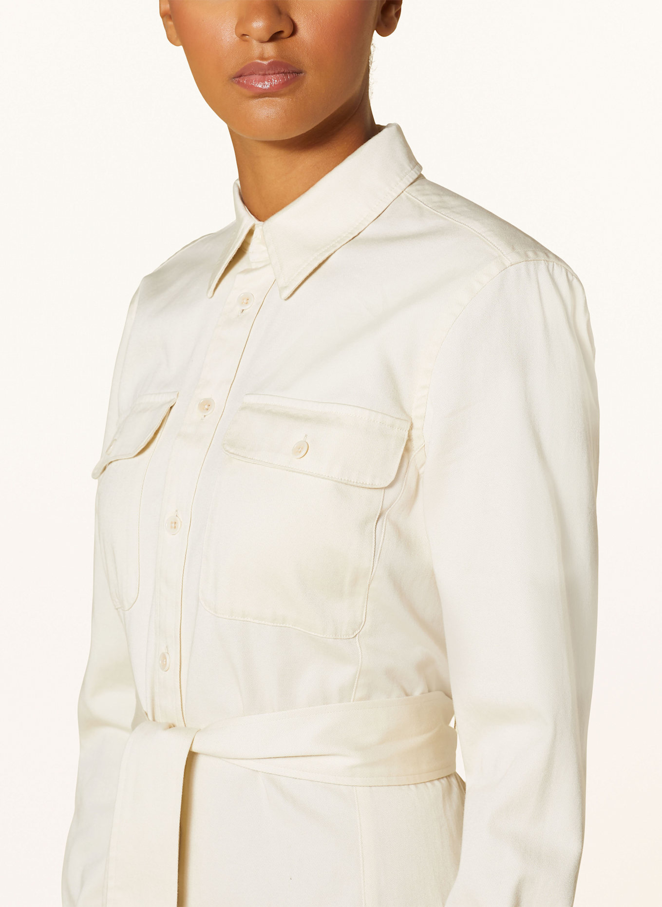 POLO RALPH LAUREN Shirt dress in ecru