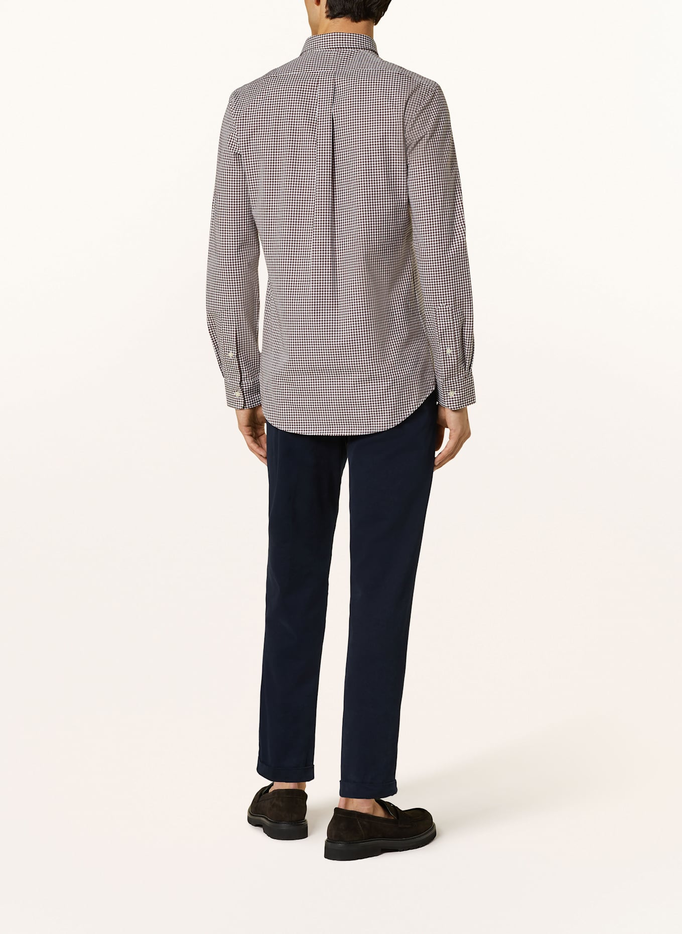 POLO RALPH LAUREN Shirt slim fit: BROWN