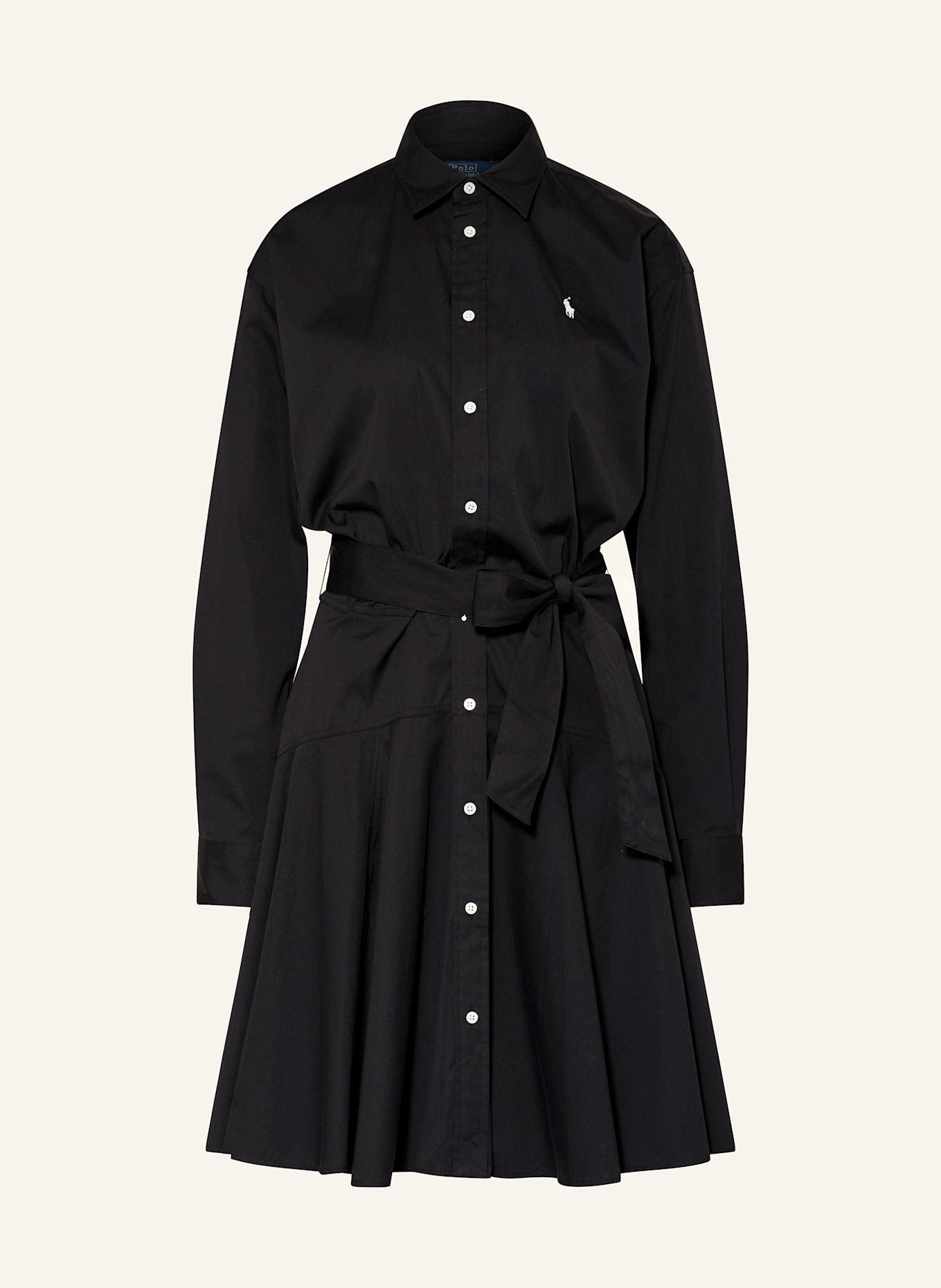 POLO RALPH LAUREN Shirt dress in black