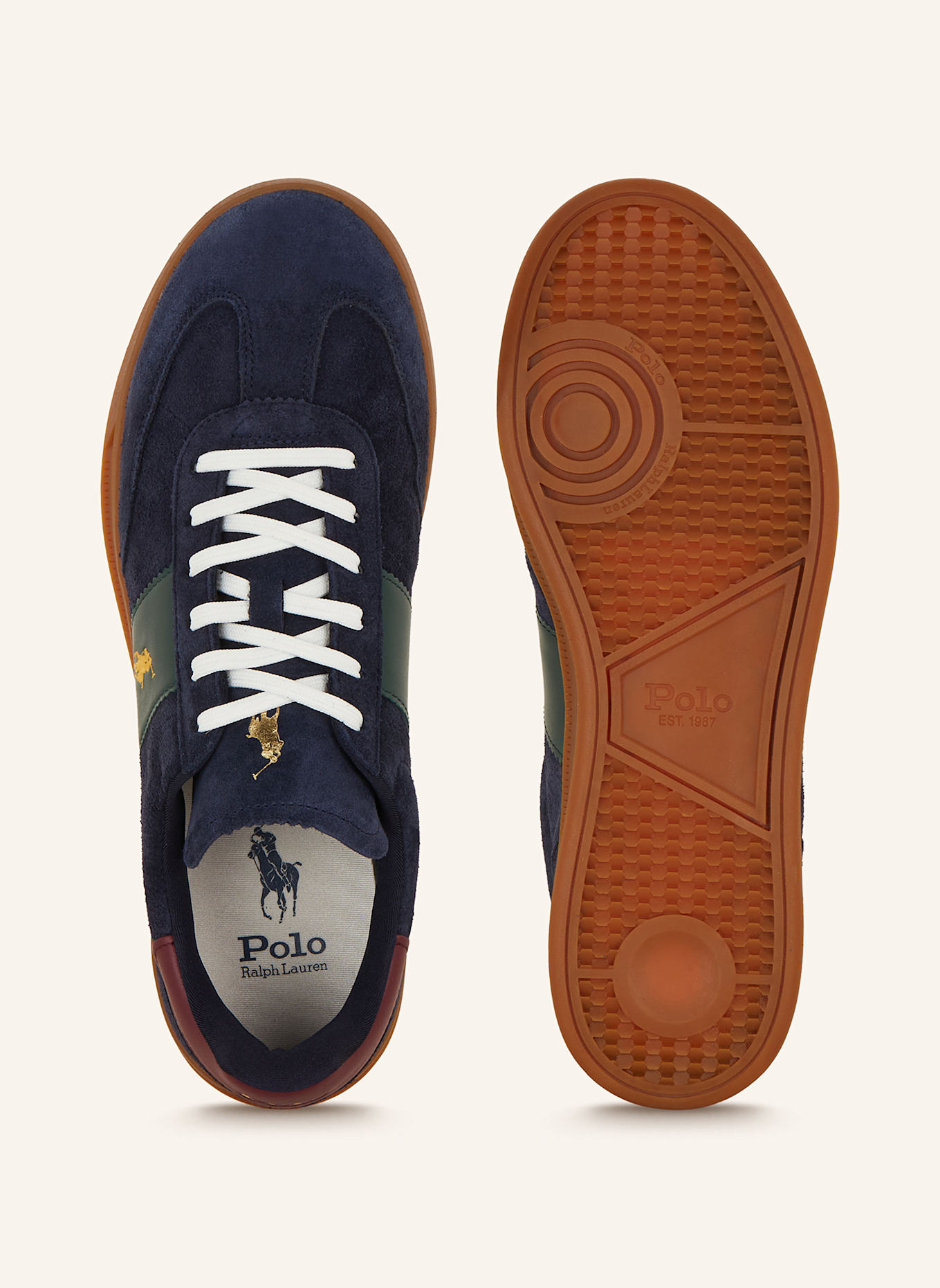 POLO RALPH LAUREN Sneakers: DARK BLUE