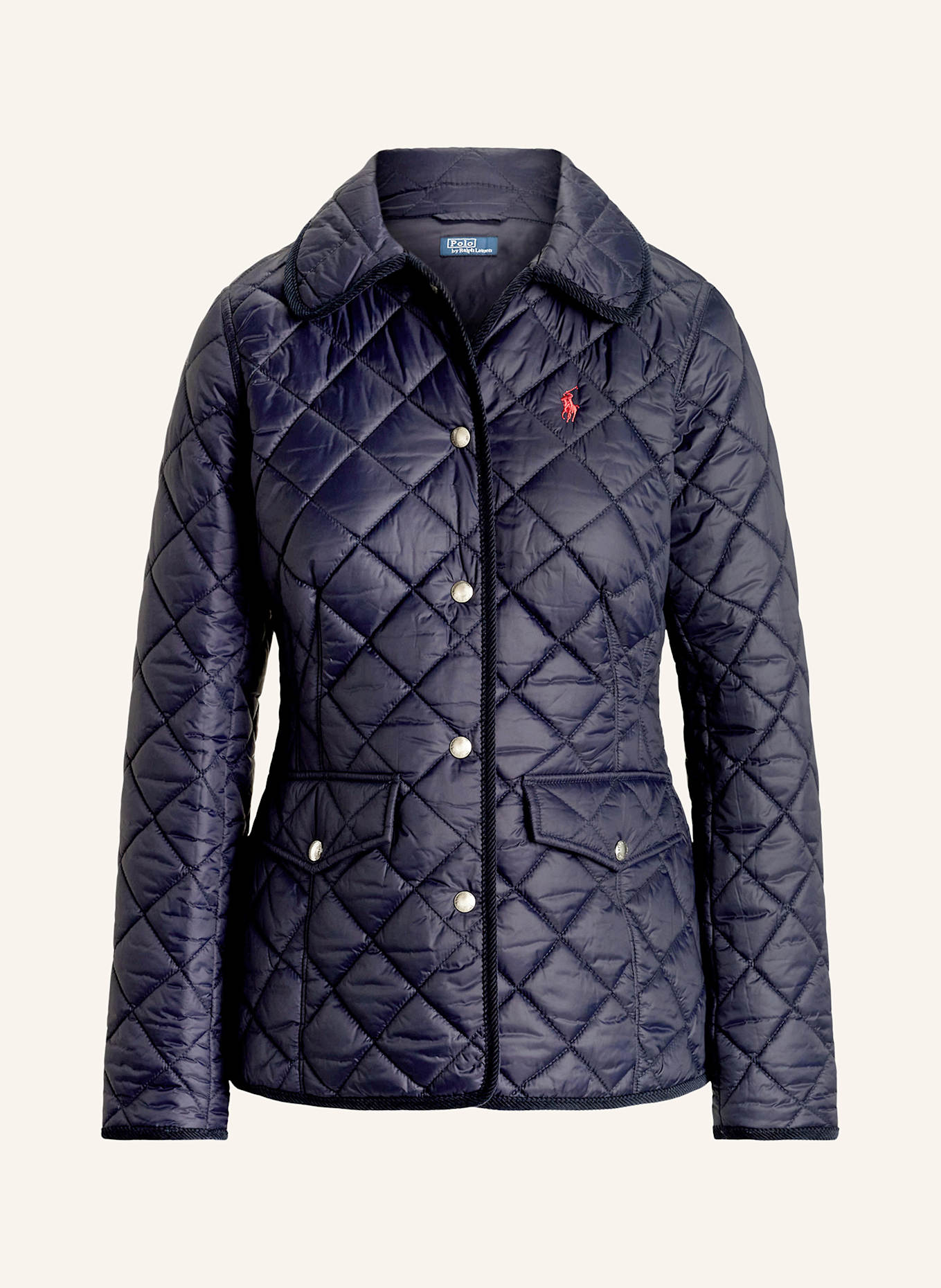 POLO RALPH LAUREN Quilted jacket in dark blue