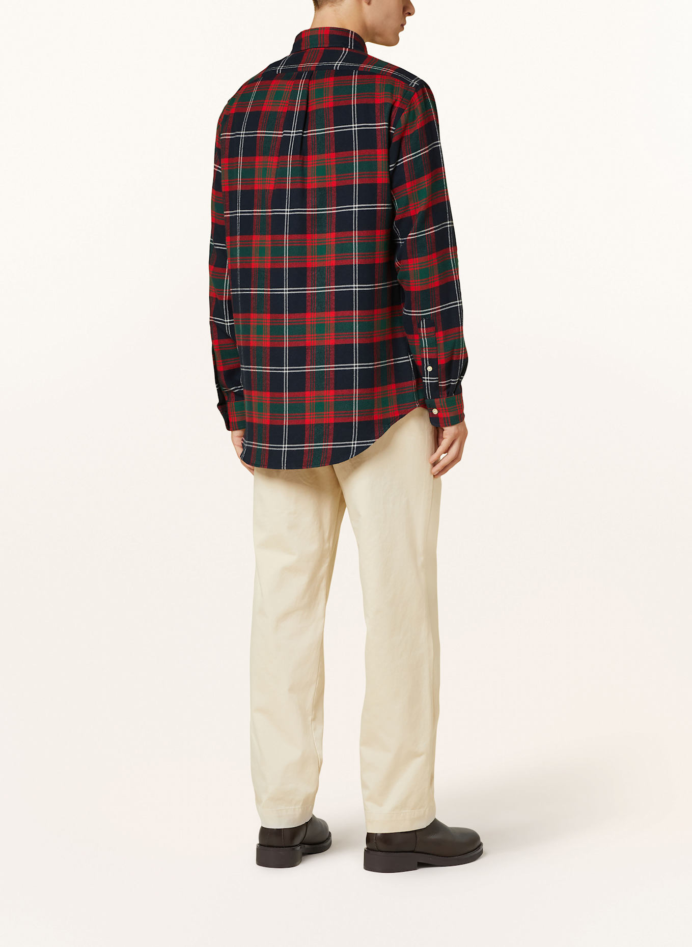 POLO RALPH LAUREN Flanellhemd Comfort Fit: DUNKELBLAU / ROT / DUNKELGRÜN