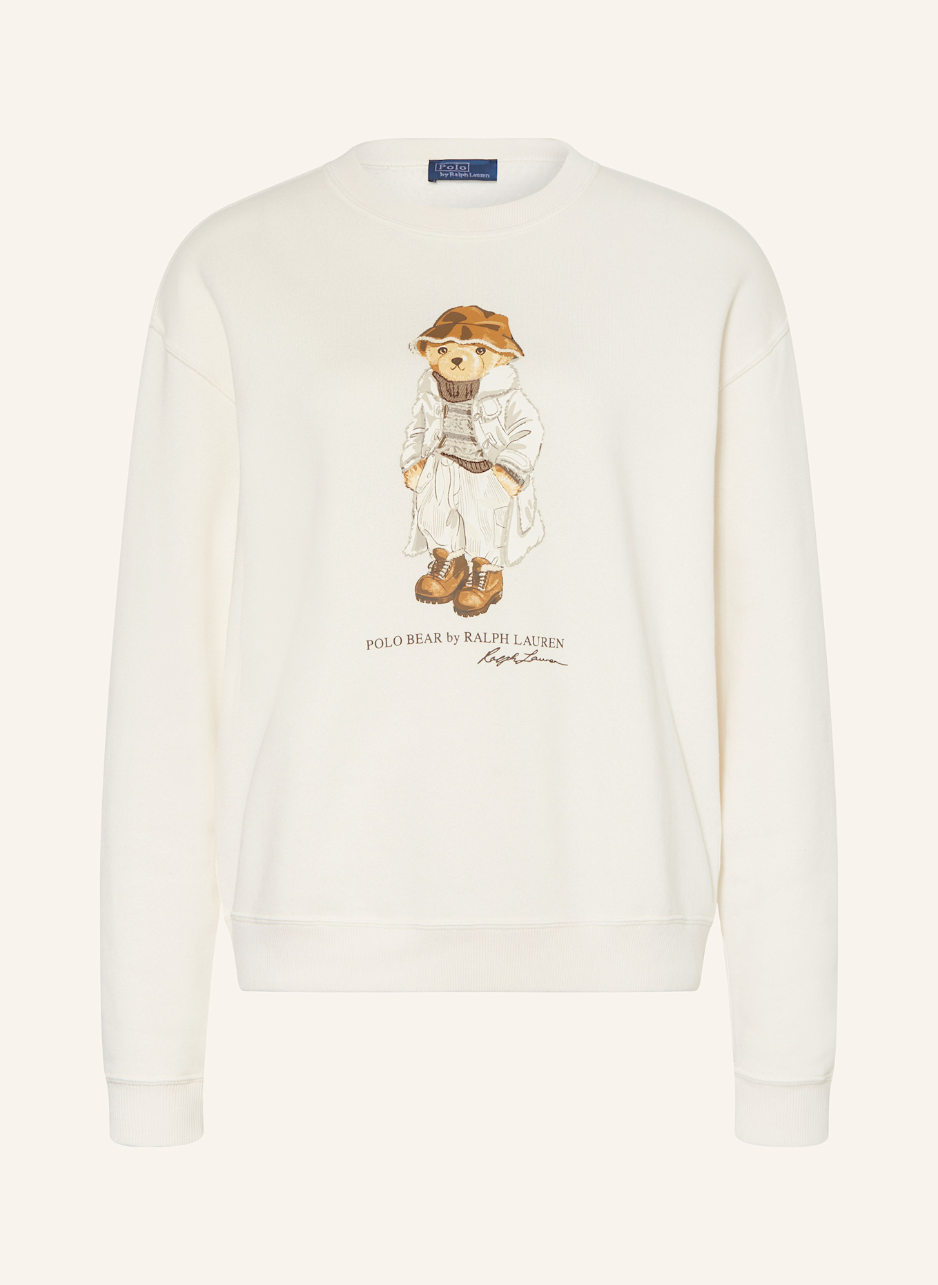 POLO RALPH LAUREN Mikina, Barva: KRÉMOVÁ/ HNĚDÁ/ ŠEDÁ (Obrázek 1)