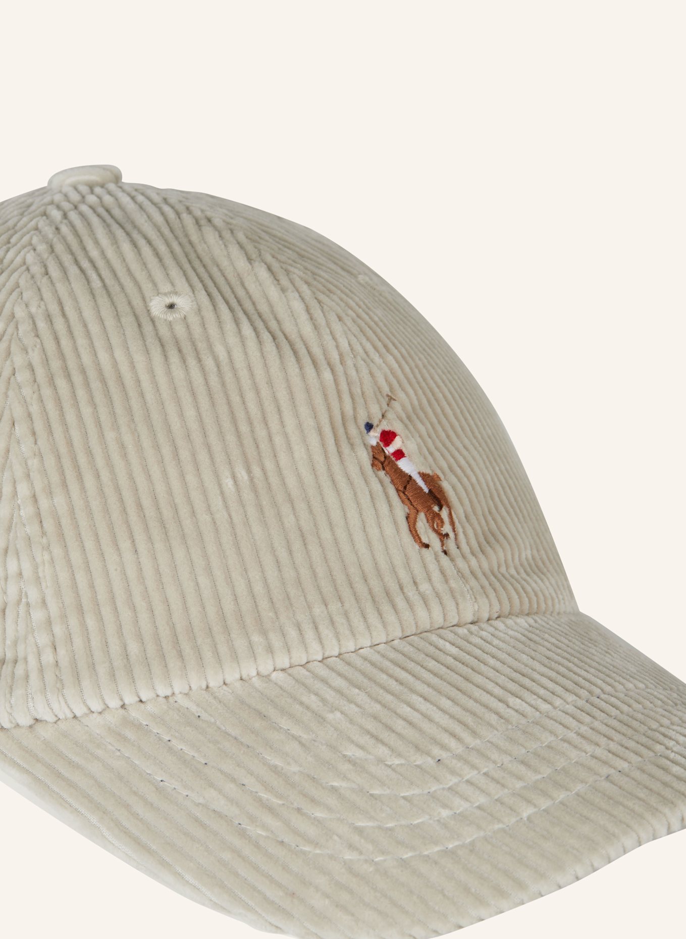 POLO RALPH LAUREN Corduroy cap in khaki