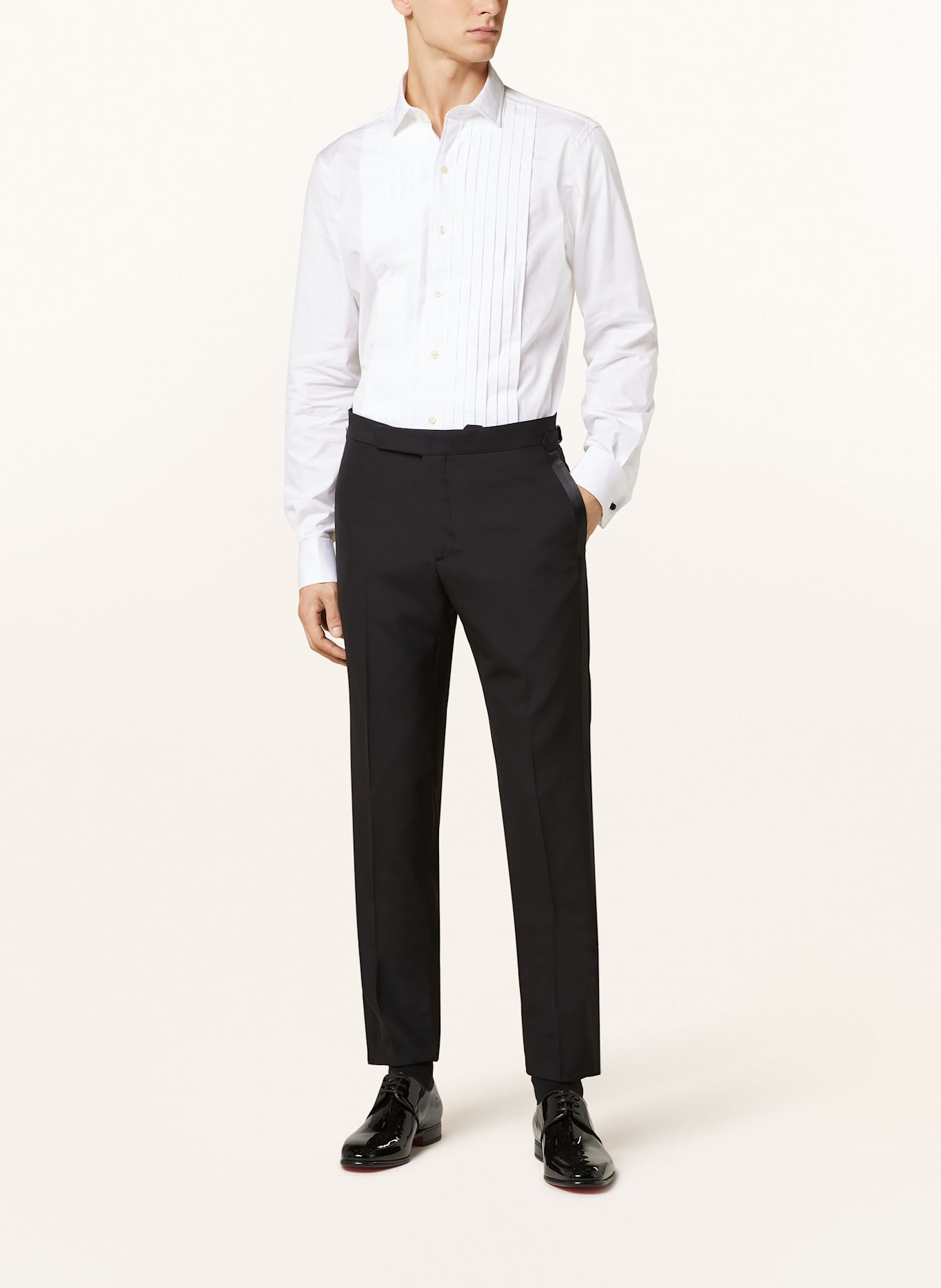 POLO RALPH LAUREN Shirt classic fit: WHITE