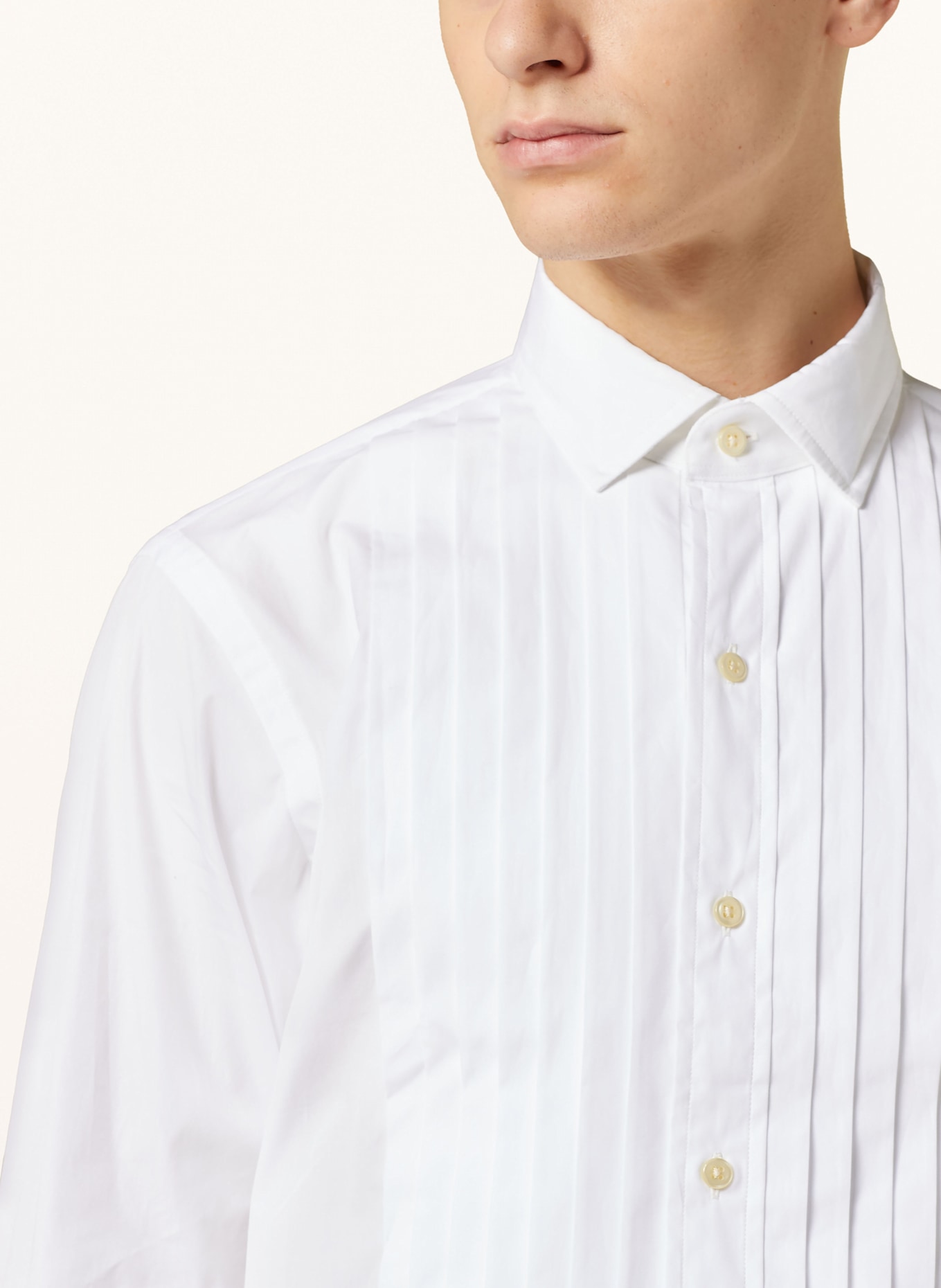 POLO RALPH LAUREN Shirt classic fit: WHITE