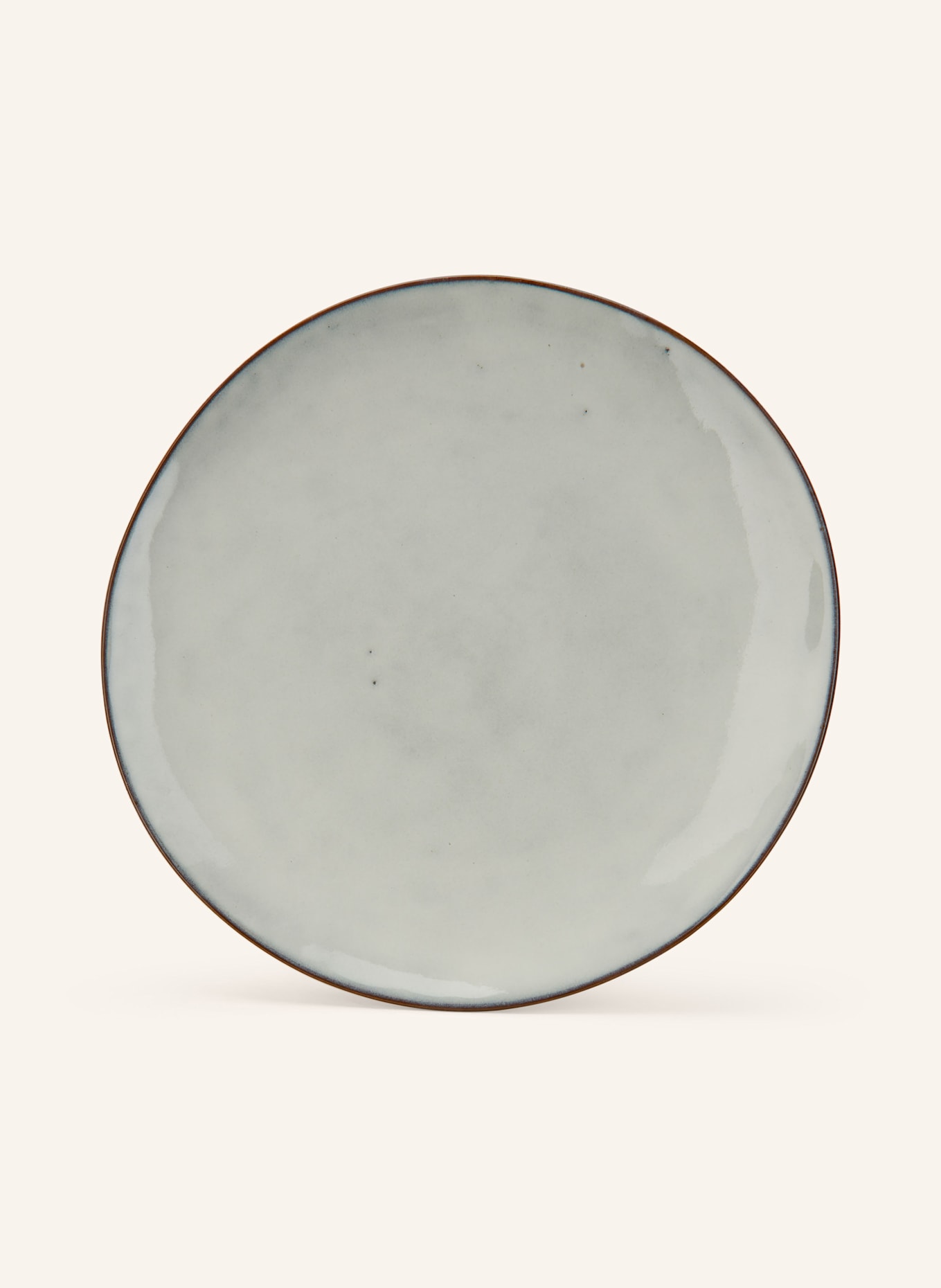 BROSTE COPENHAGEN 6-teiliges Geschirrset NORDIC SAND: WEISS / HELLBLAU / DUNKELBRAUN