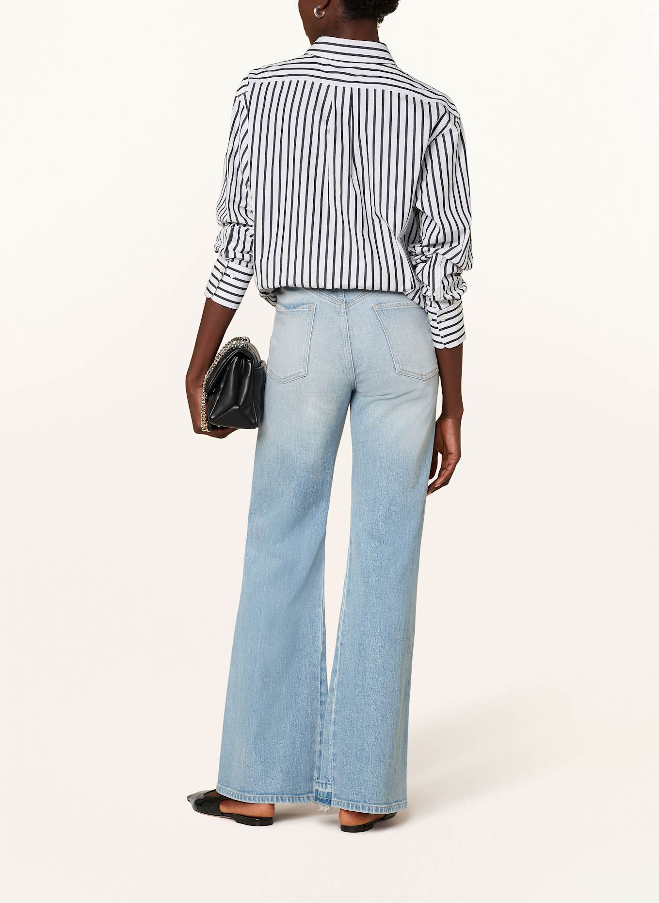 BOSS Straight Jeans ROSALYA: 460 OPEN BLUE