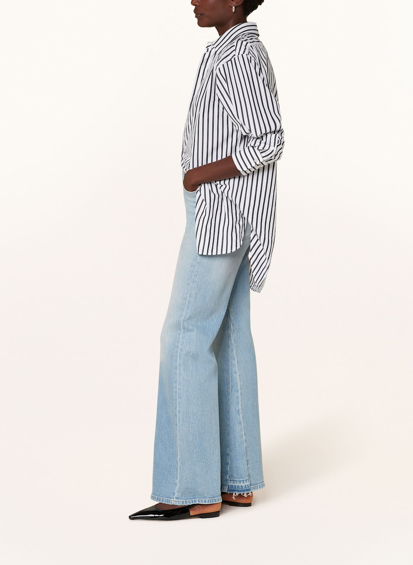 BOSS Straight Jeans ROSALYA: 460 OPEN BLUE