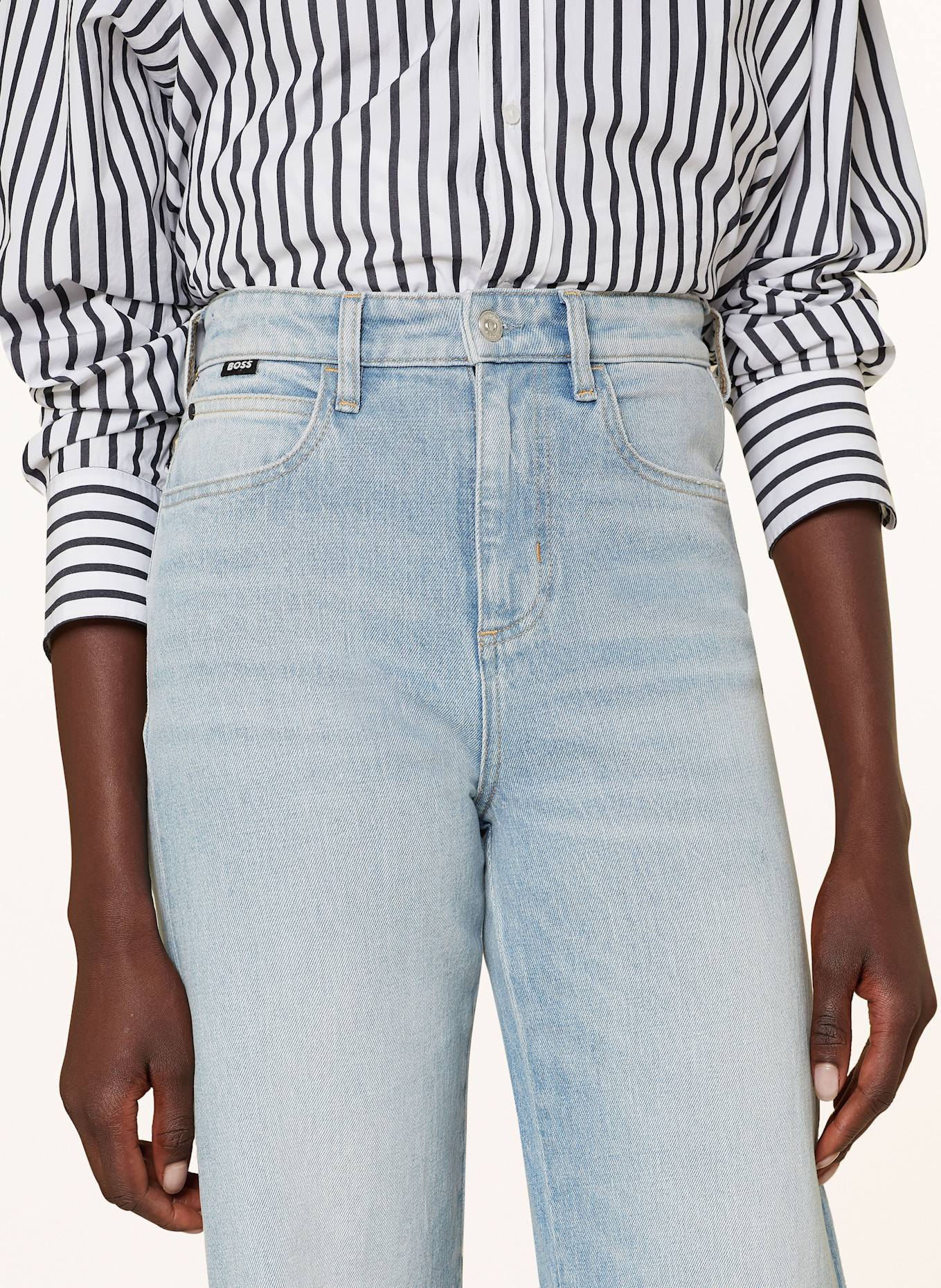 BOSS Straight Jeans ROSALYA: 460 OPEN BLUE