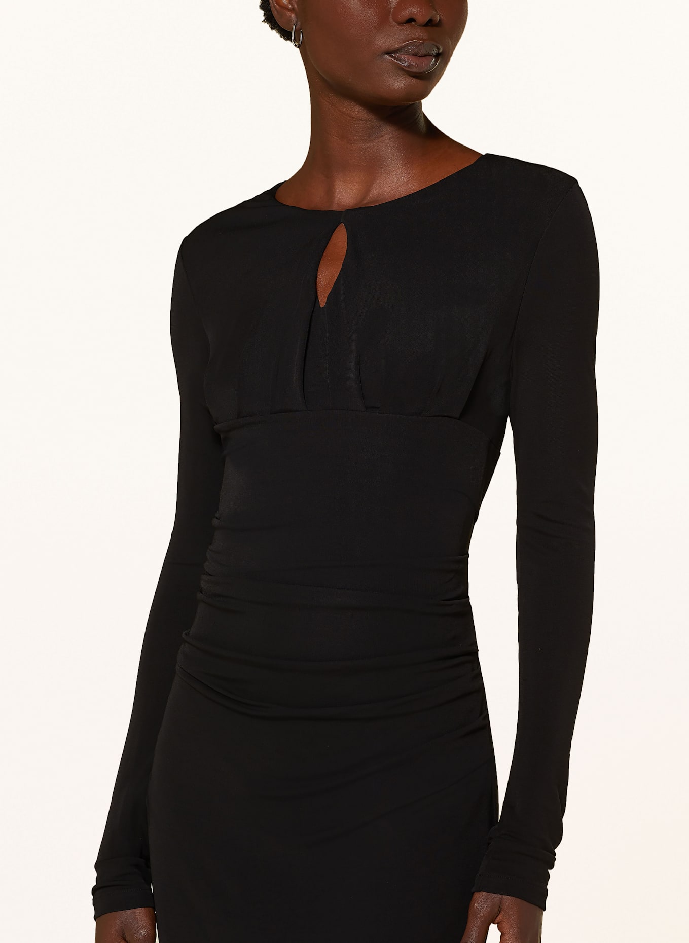 BOSS Pouzdrové šaty EDENI: ČERNÁ