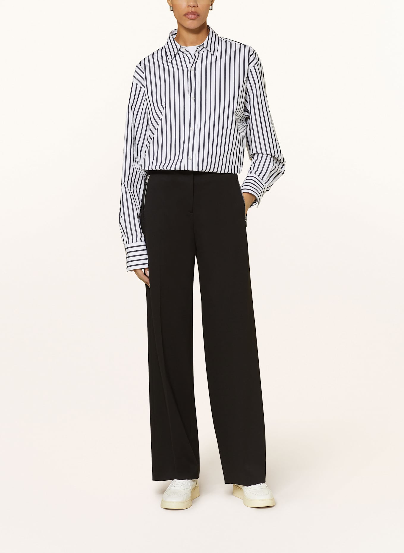 BOSS Jerseyhose TILDA: SCHWARZ