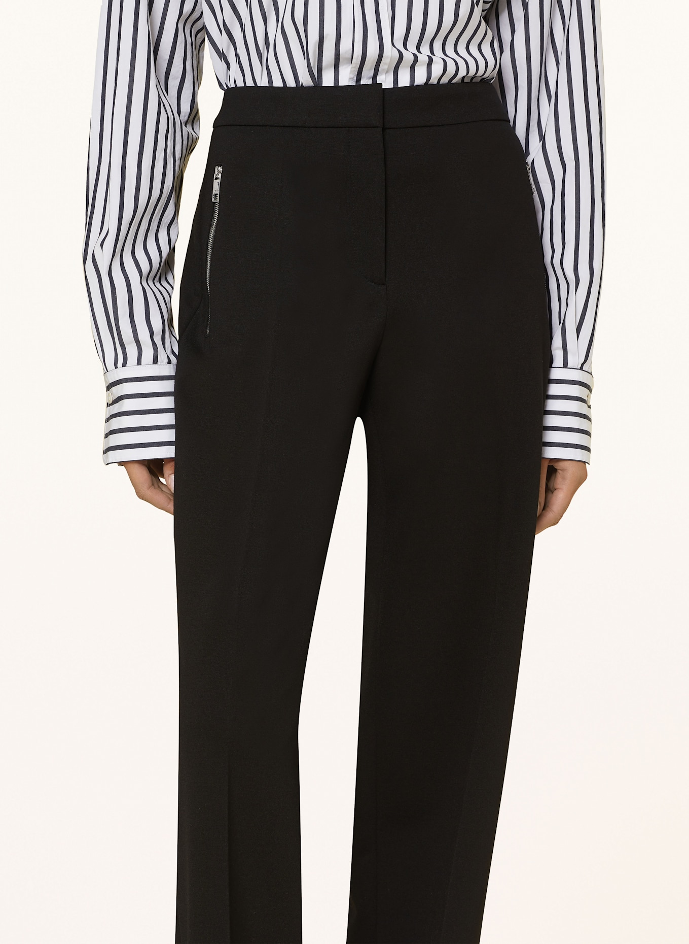 BOSS Jerseyhose TILDA: SCHWARZ