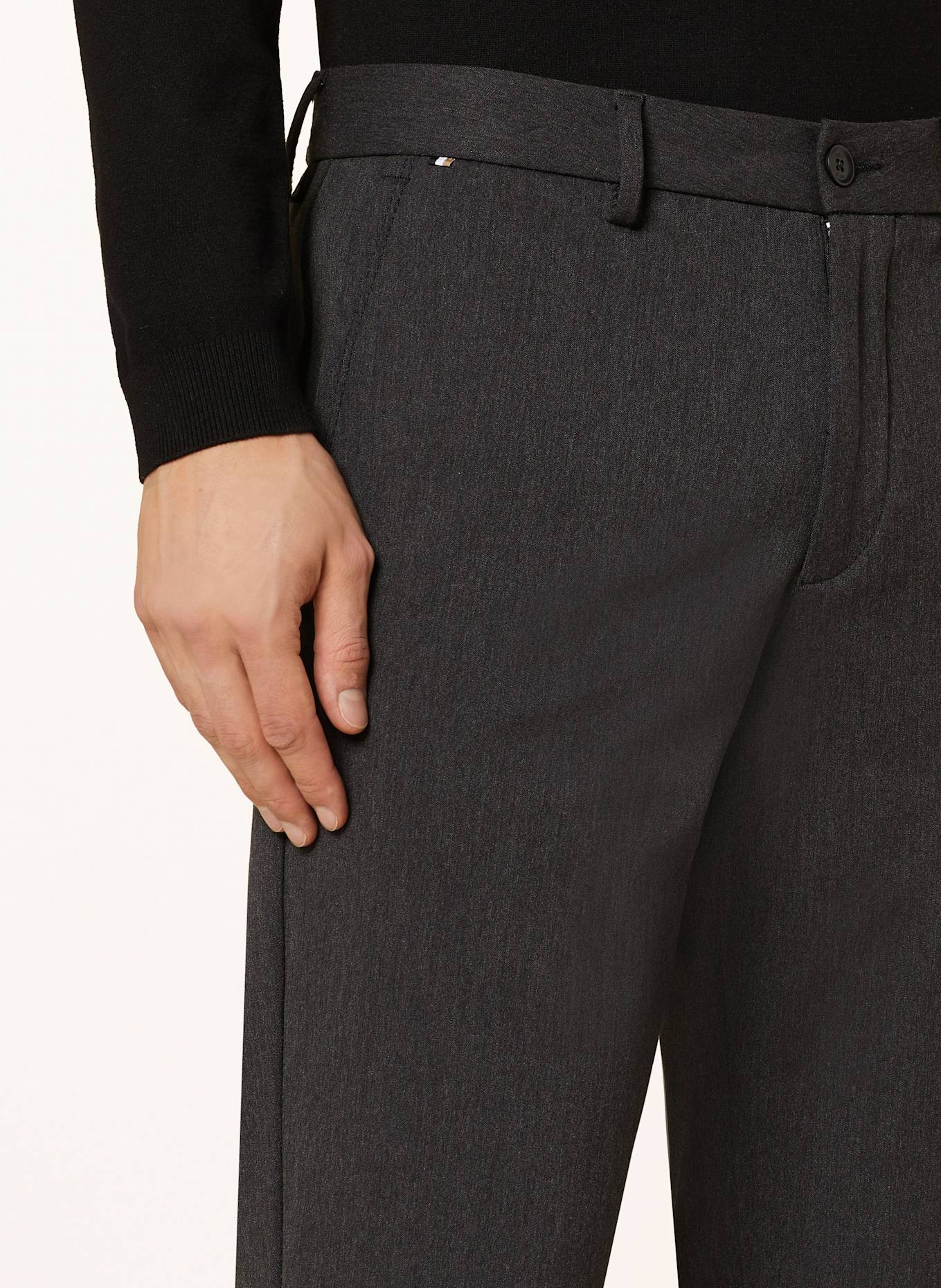 BOSS Chino kalhoty KAITON Slim Fit, Barva: ČERNÁ (Obrázek 5)