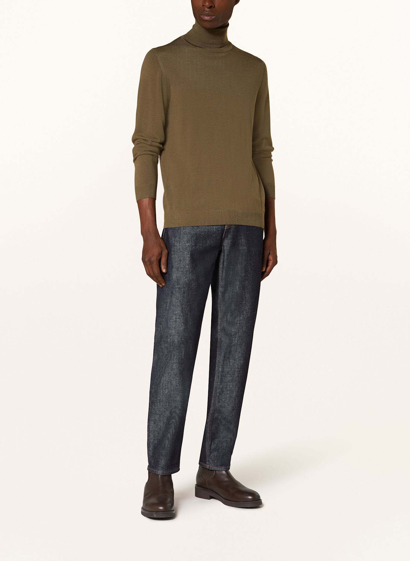PAUL Rollkragenpullover: BRAUN