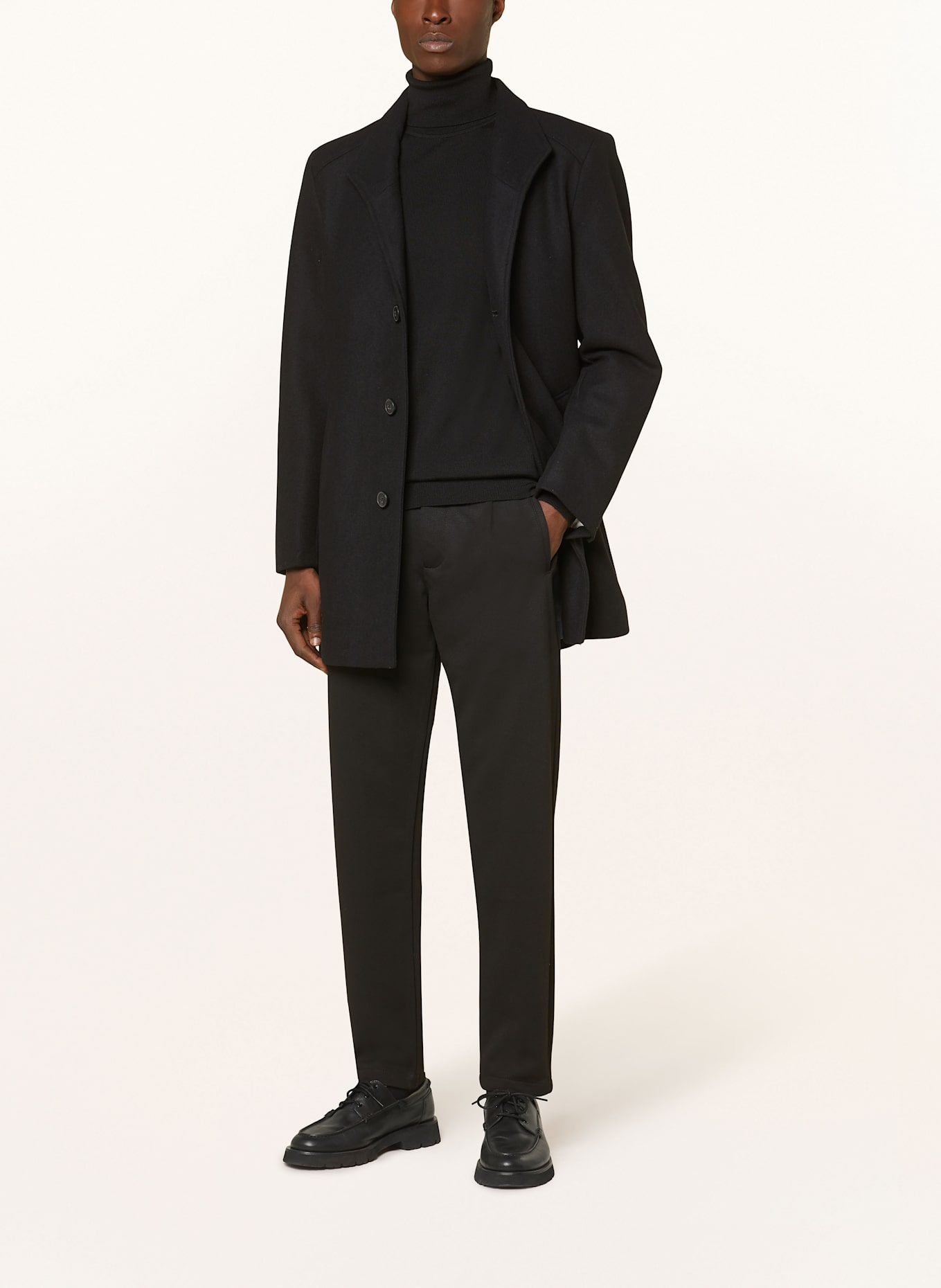 PAUL NEWTON coat, Color: BLACK (Image 2)