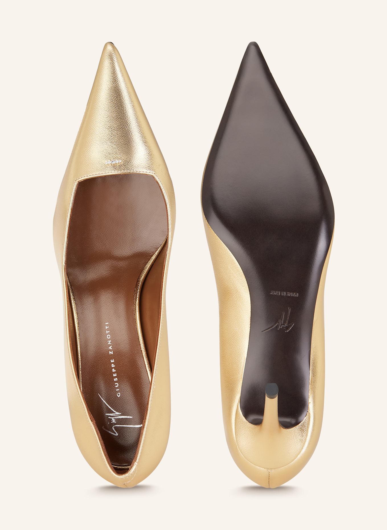 GIUSEPPE ZANOTTI DESIGN Pumps: GOLD