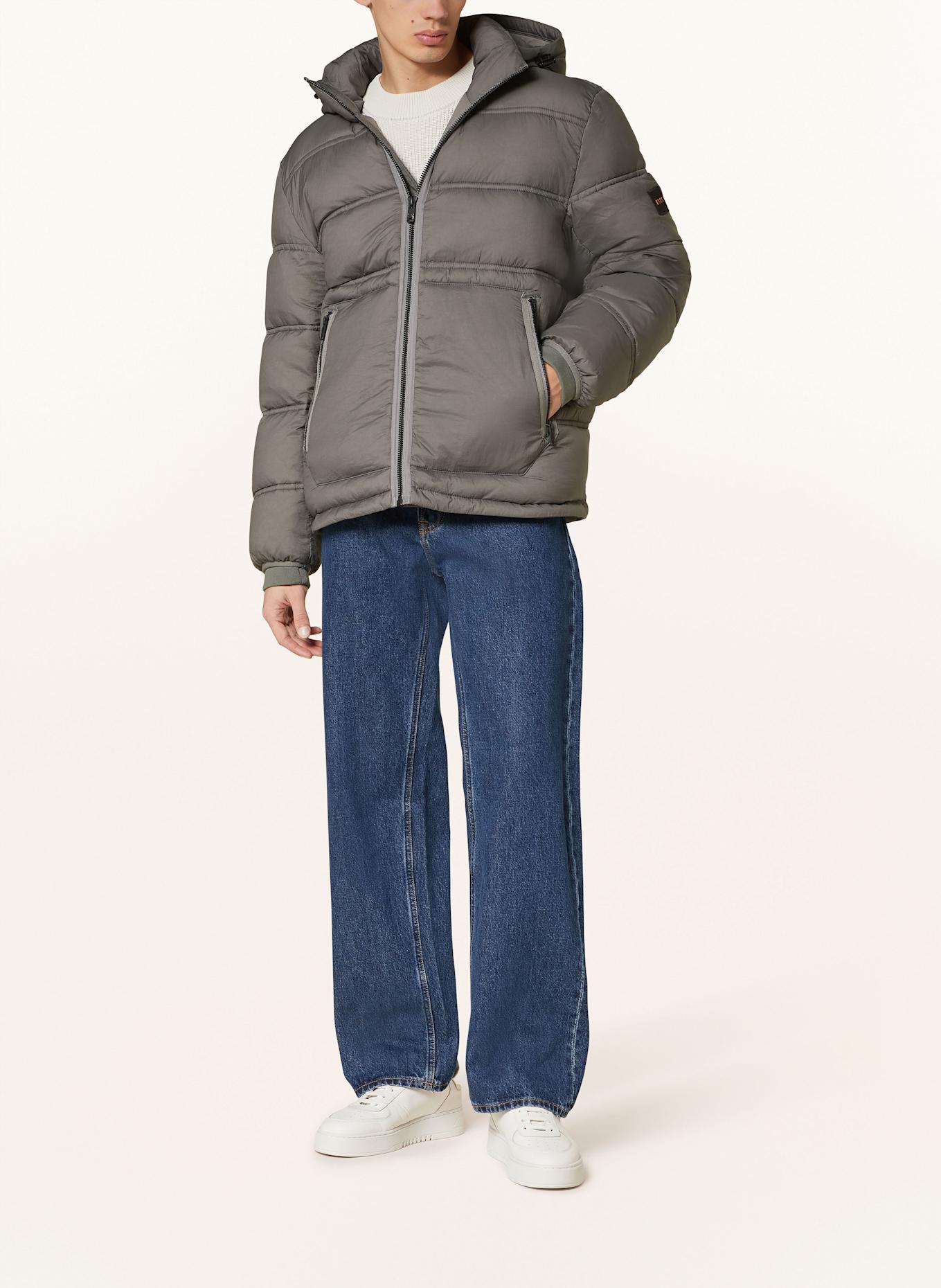 BOSS Steppjacke OKOBRA1: GRAU