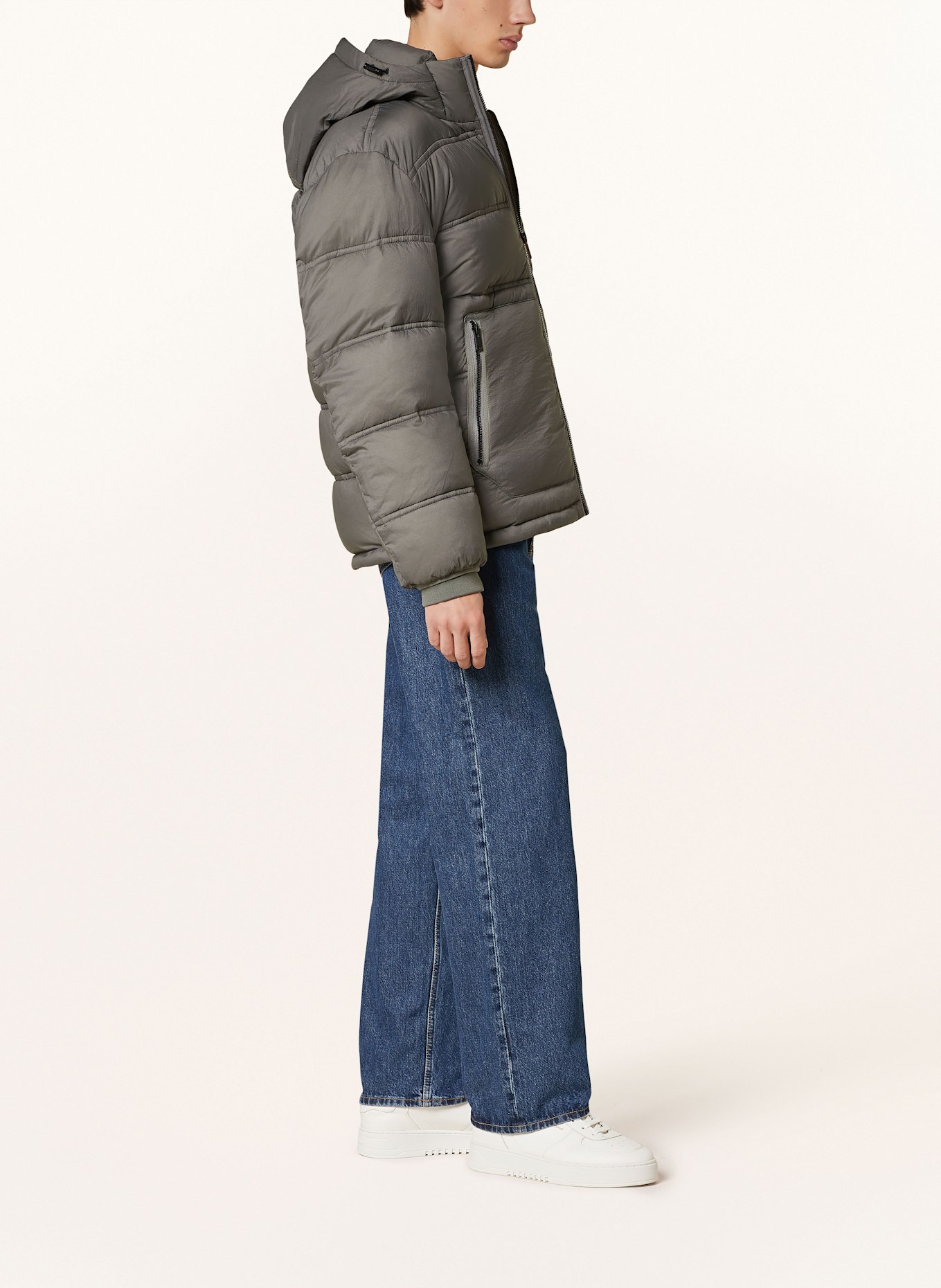 BOSS Steppjacke OKOBRA1: GRAU