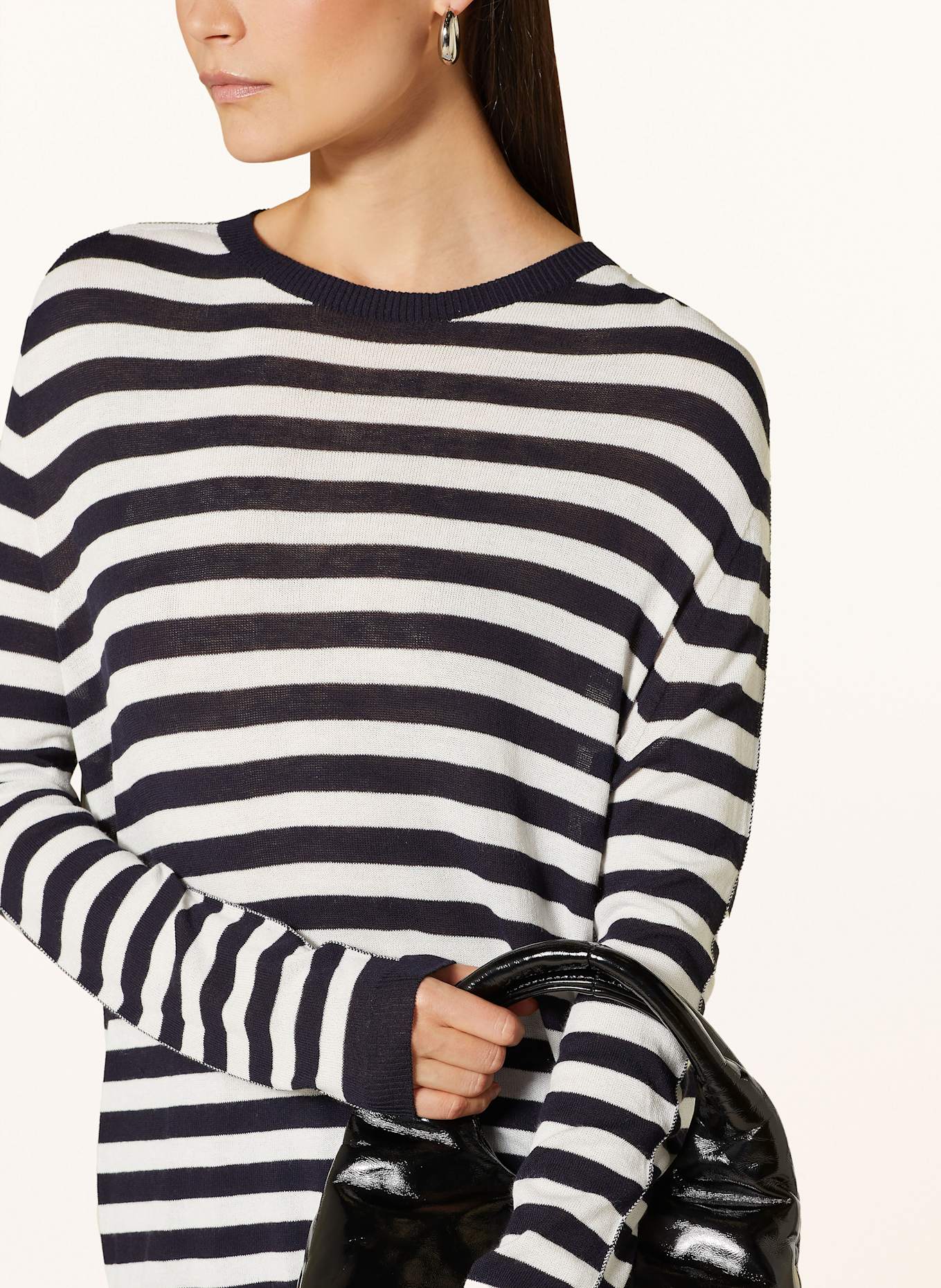 Rich & Royal Pullover: DUNKELBLAU / WEISS