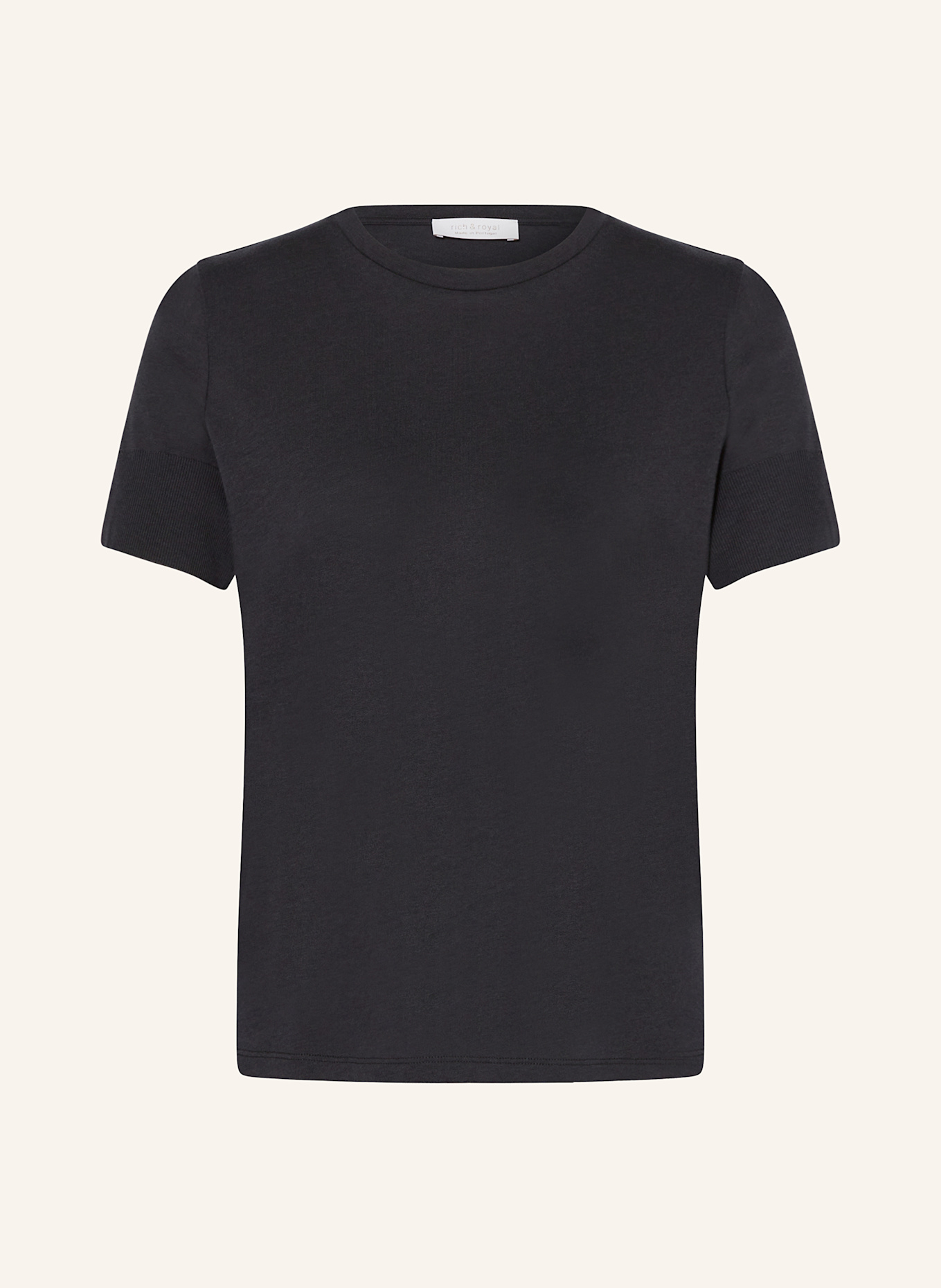 Rich & Royal Strickshirt: SCHWARZ