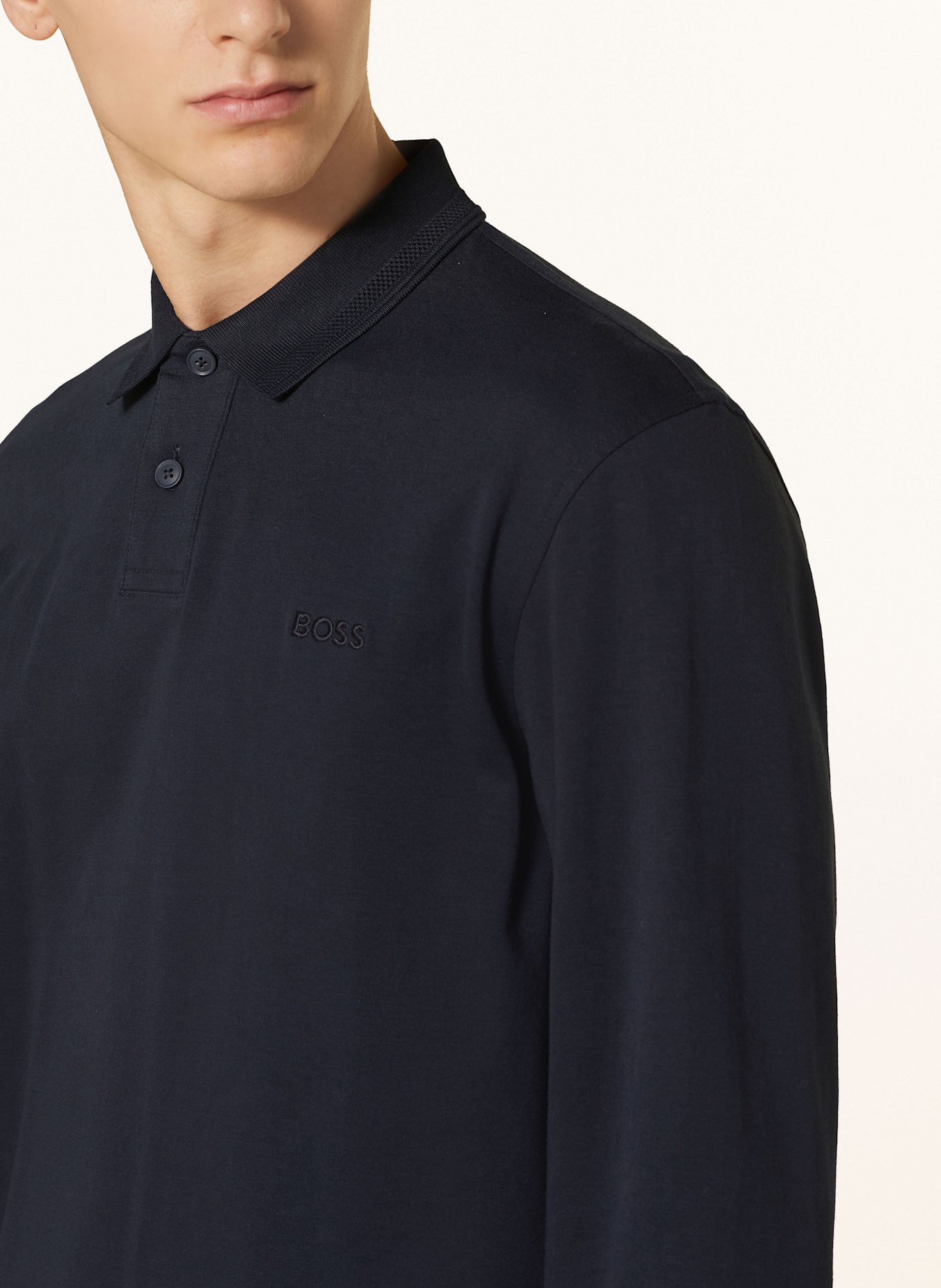 BOSS Jersey polo shirt PE: DARK BLUE