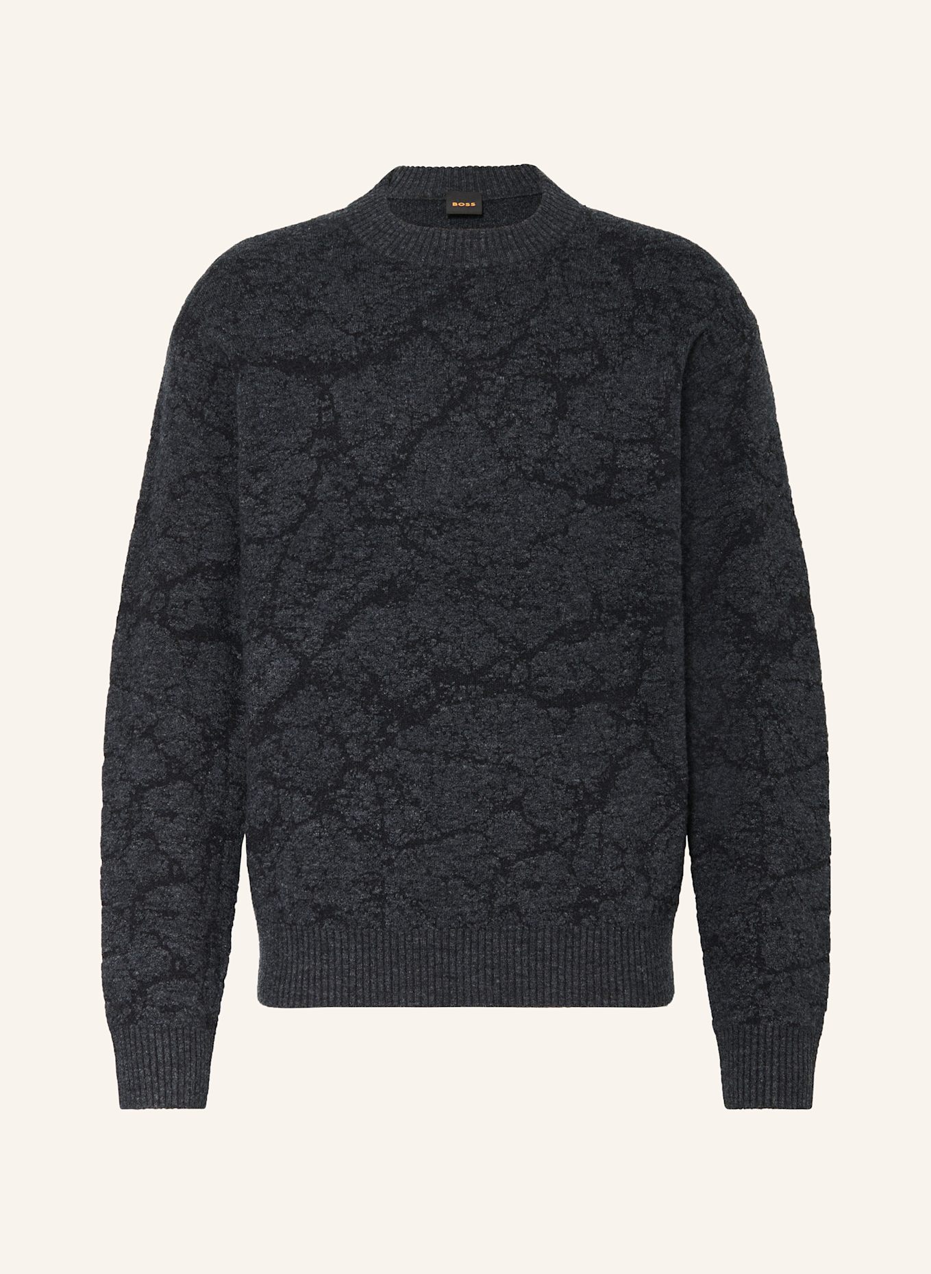 BOSS Svetr KRATERE: ČERNÁ