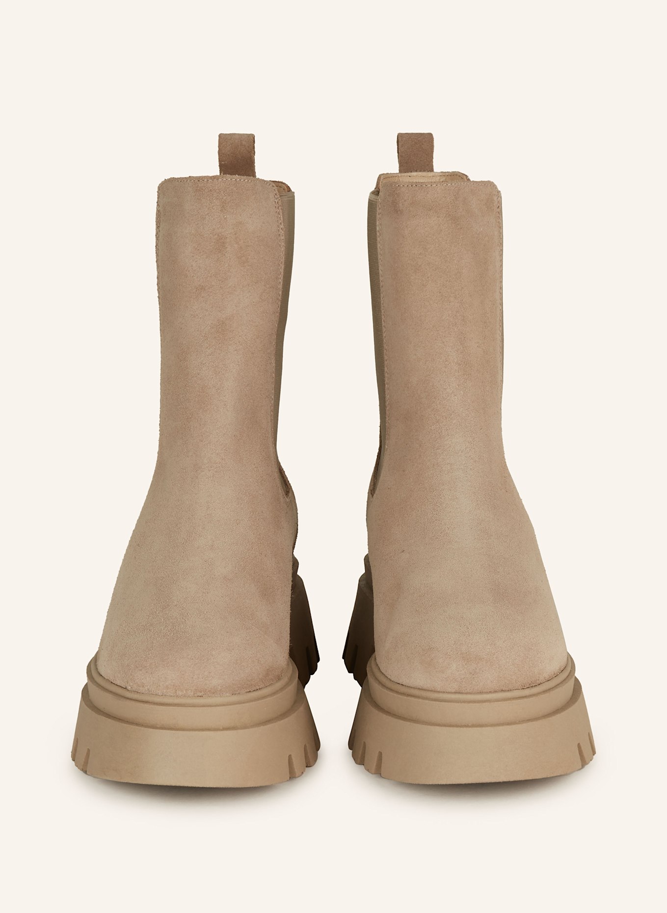 MRS & HUGS Chelsea-Boots: BEIGE