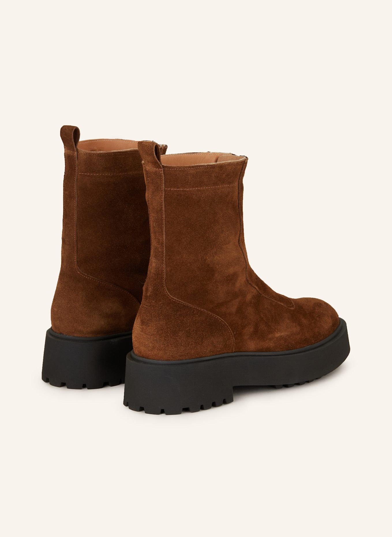 MRS & HUGS Plateau-Boots: BRAUN