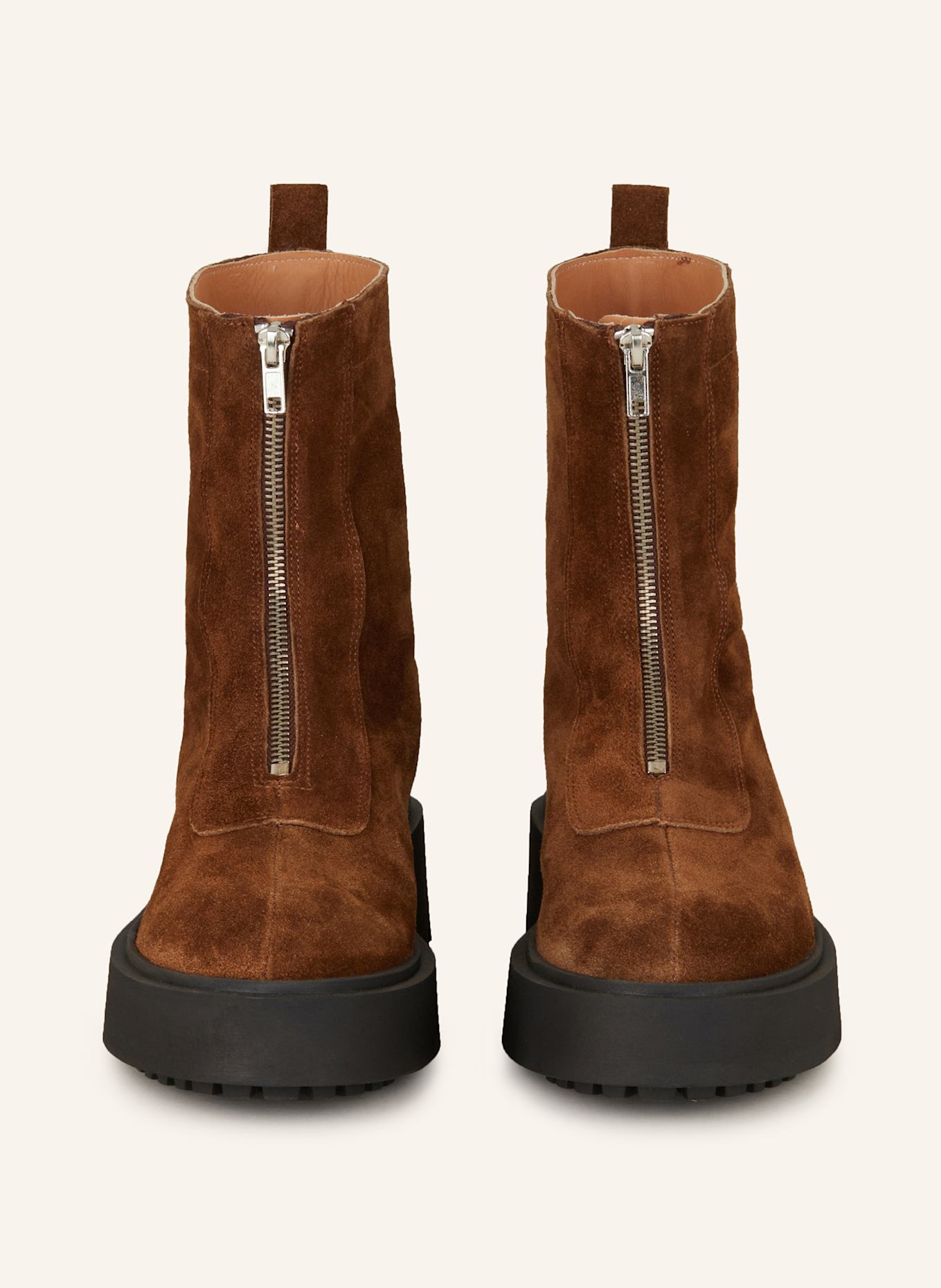 MRS & HUGS Plateau-Boots: BRAUN