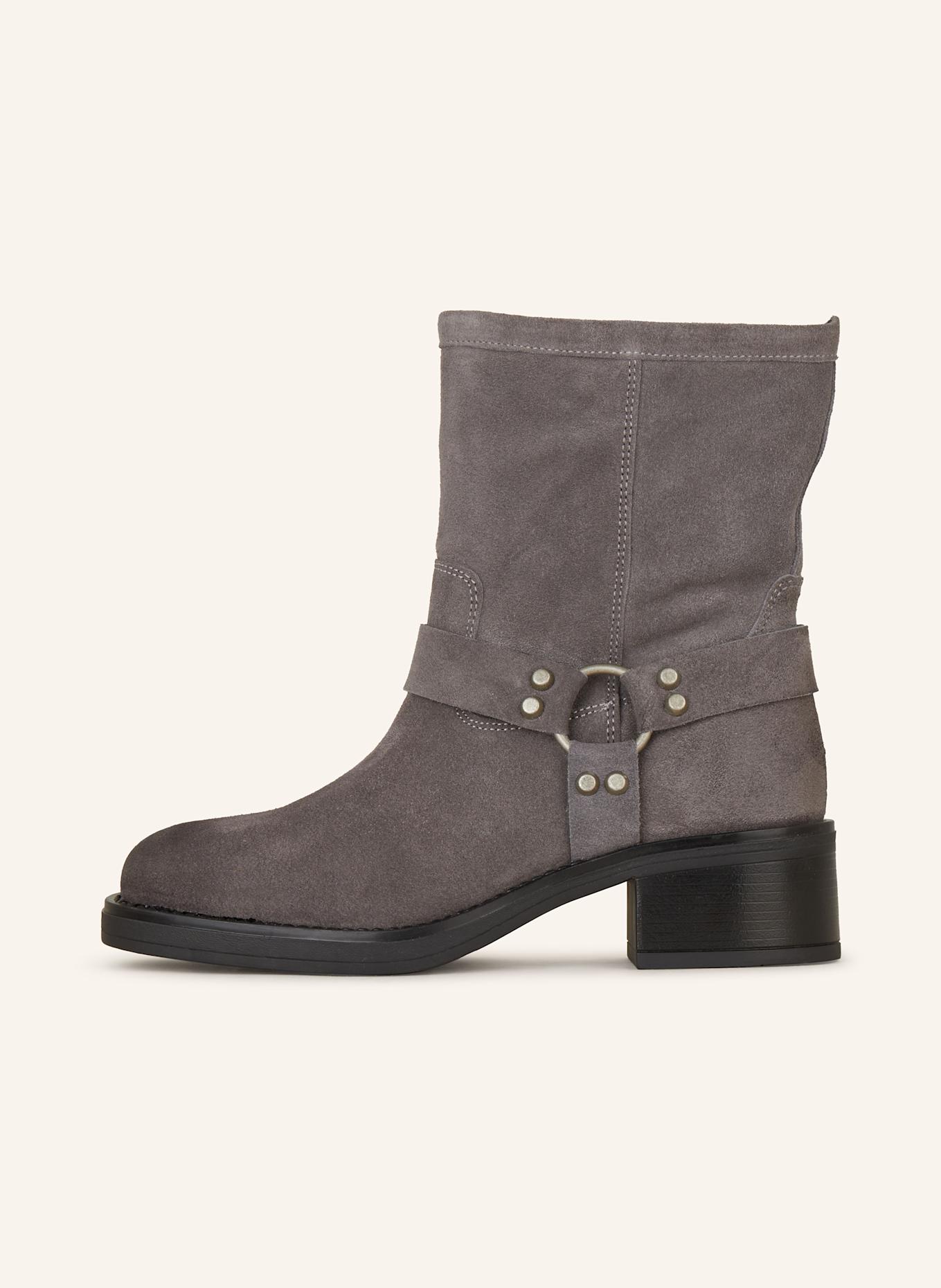 MRS & HUGS Biker Boots: GRAY