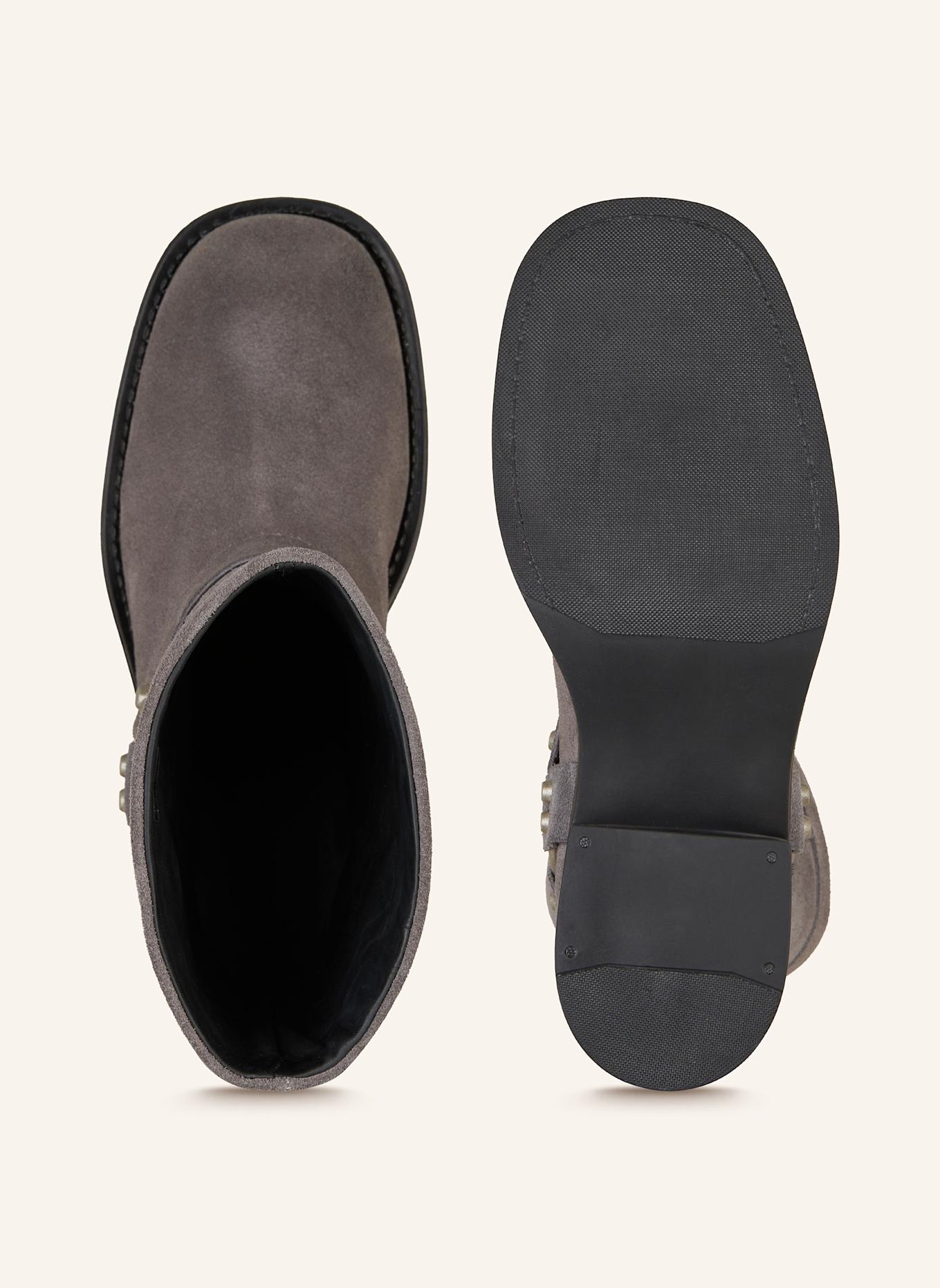 MRS & HUGS Biker Boots: GRAY