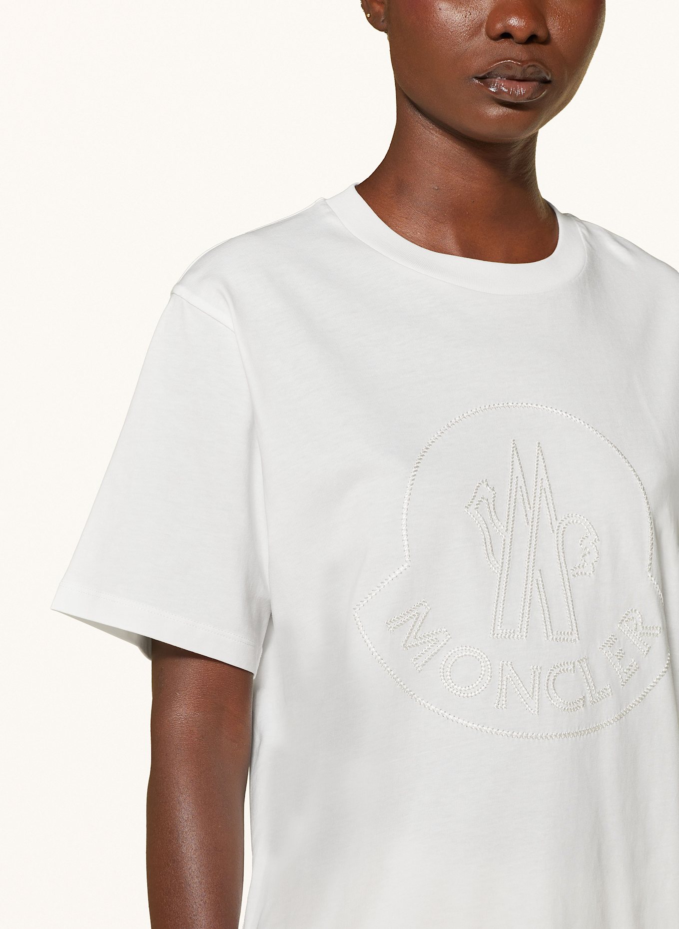 MONCLER T-shirt in white