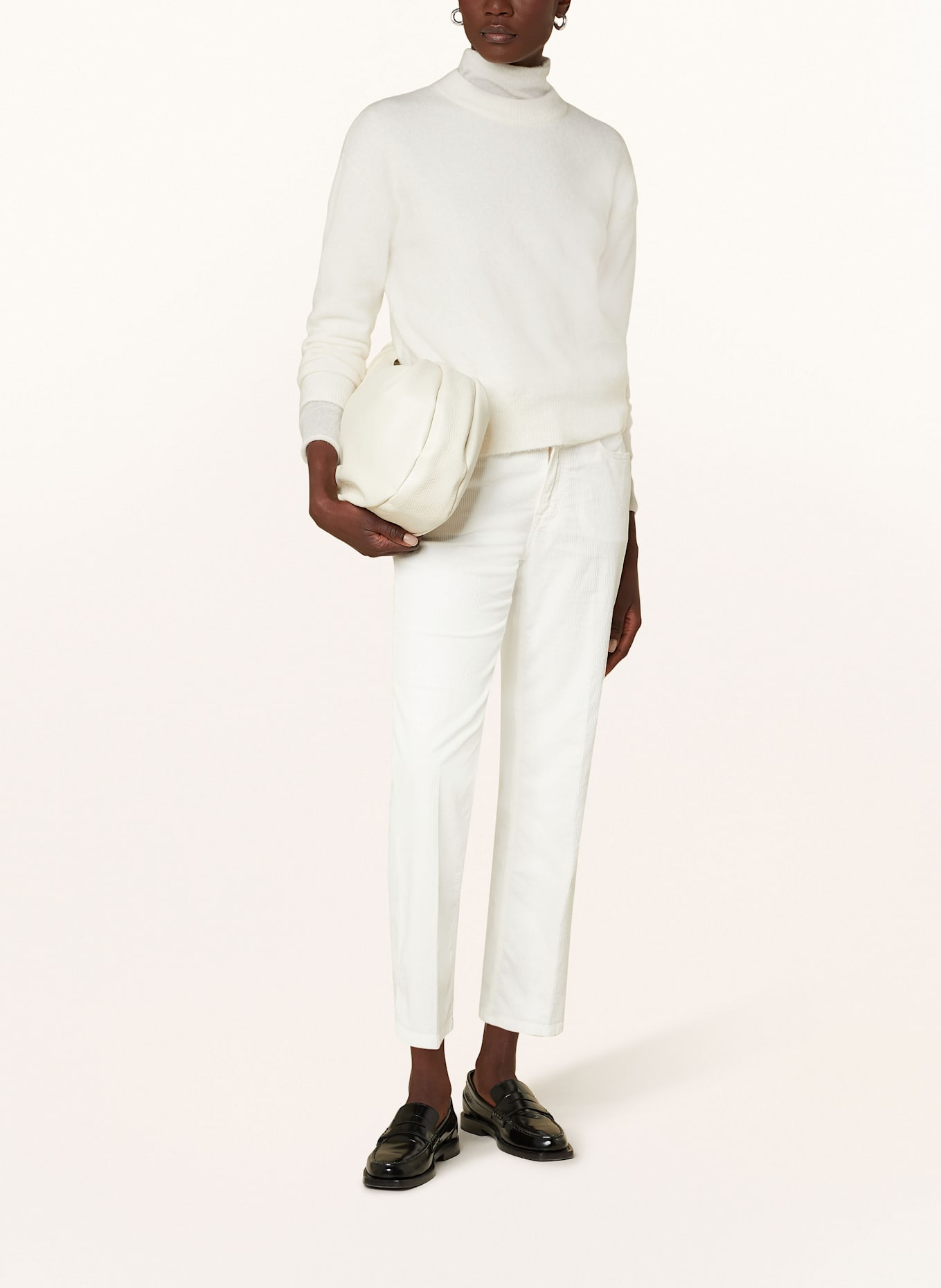 CLOSED 7/8-Hose MILO aus Cord: WEISS