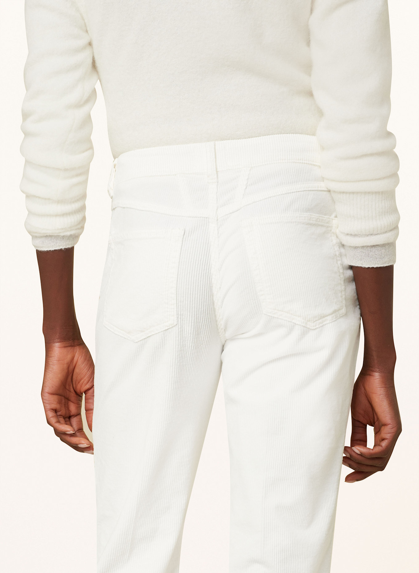 CLOSED 7/8-Hose MILO aus Cord: WEISS