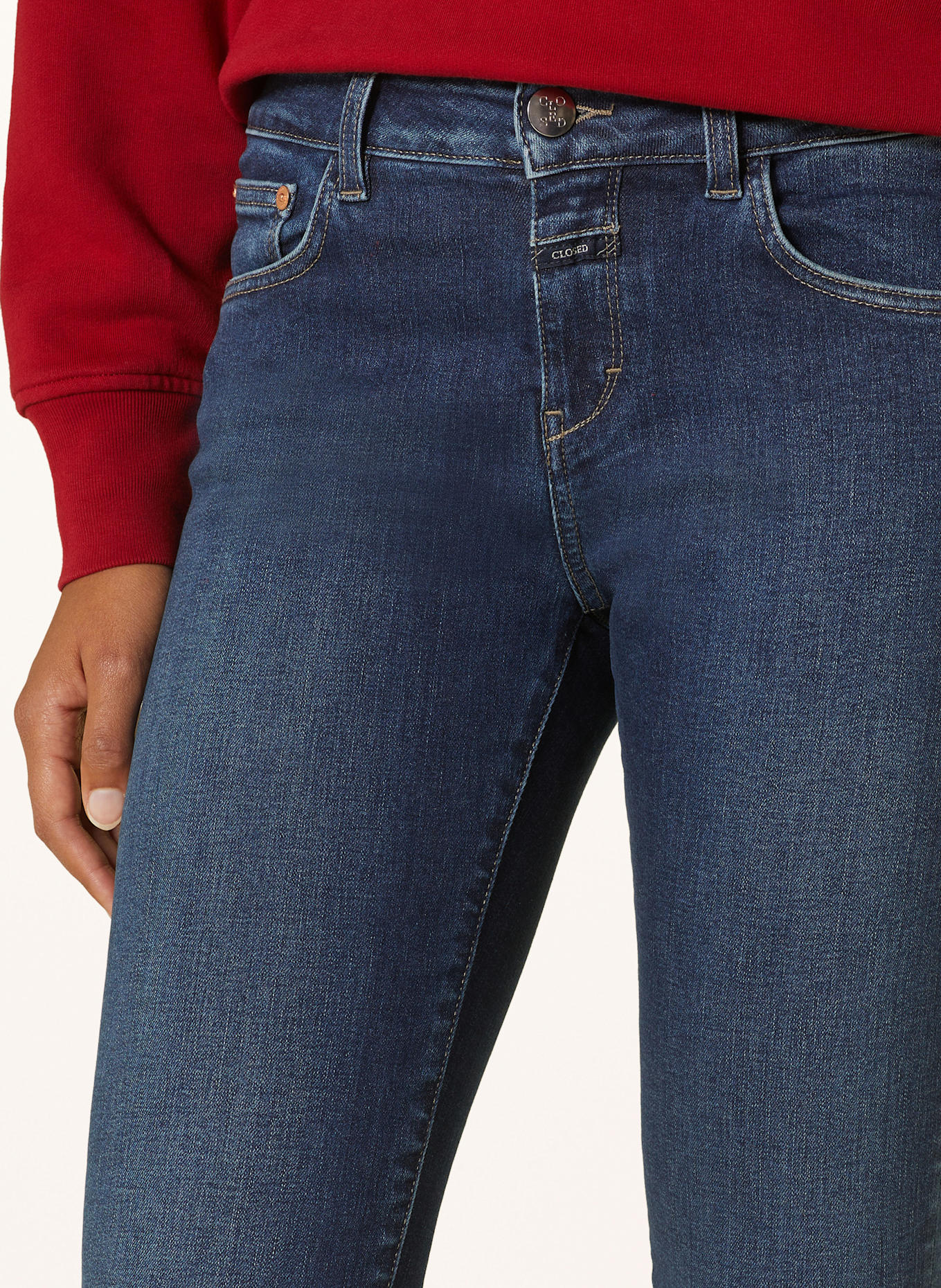 CLOSED Skinny Jeans BAKER I, Farbe: DBL DARK BLUE (Bild 6)