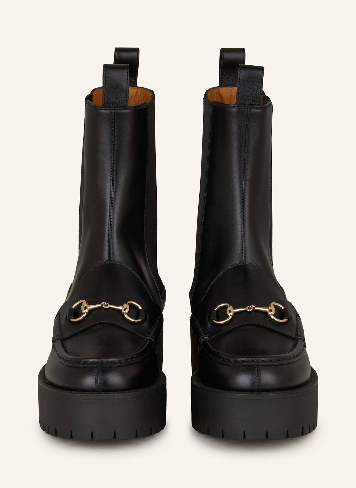 Black boots gucci clearance