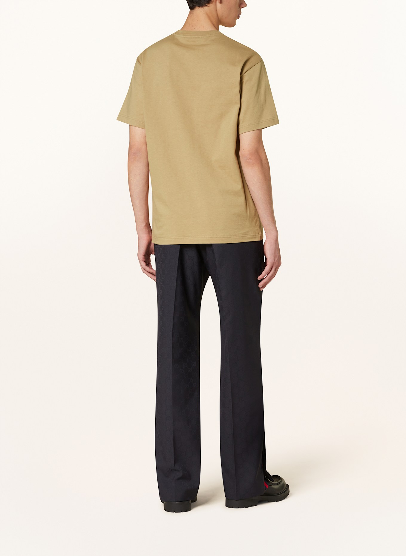 GUCCI T-Shirt: CAMEL/ DUNKELBLAU/ DUNKELROT