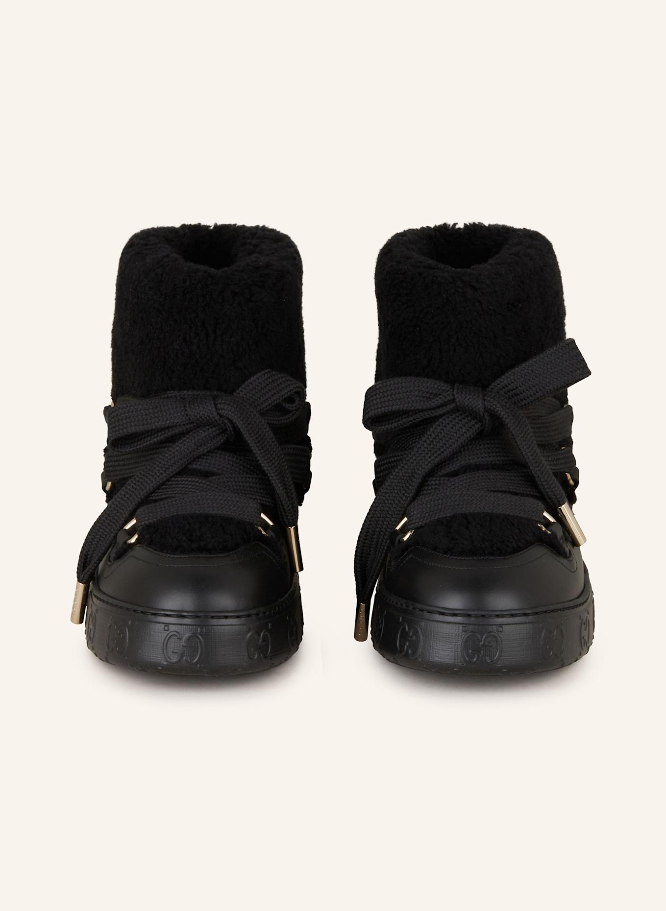 gucci flame Plateau-Boots, Farbe: SCHWARZ (Bild 3)