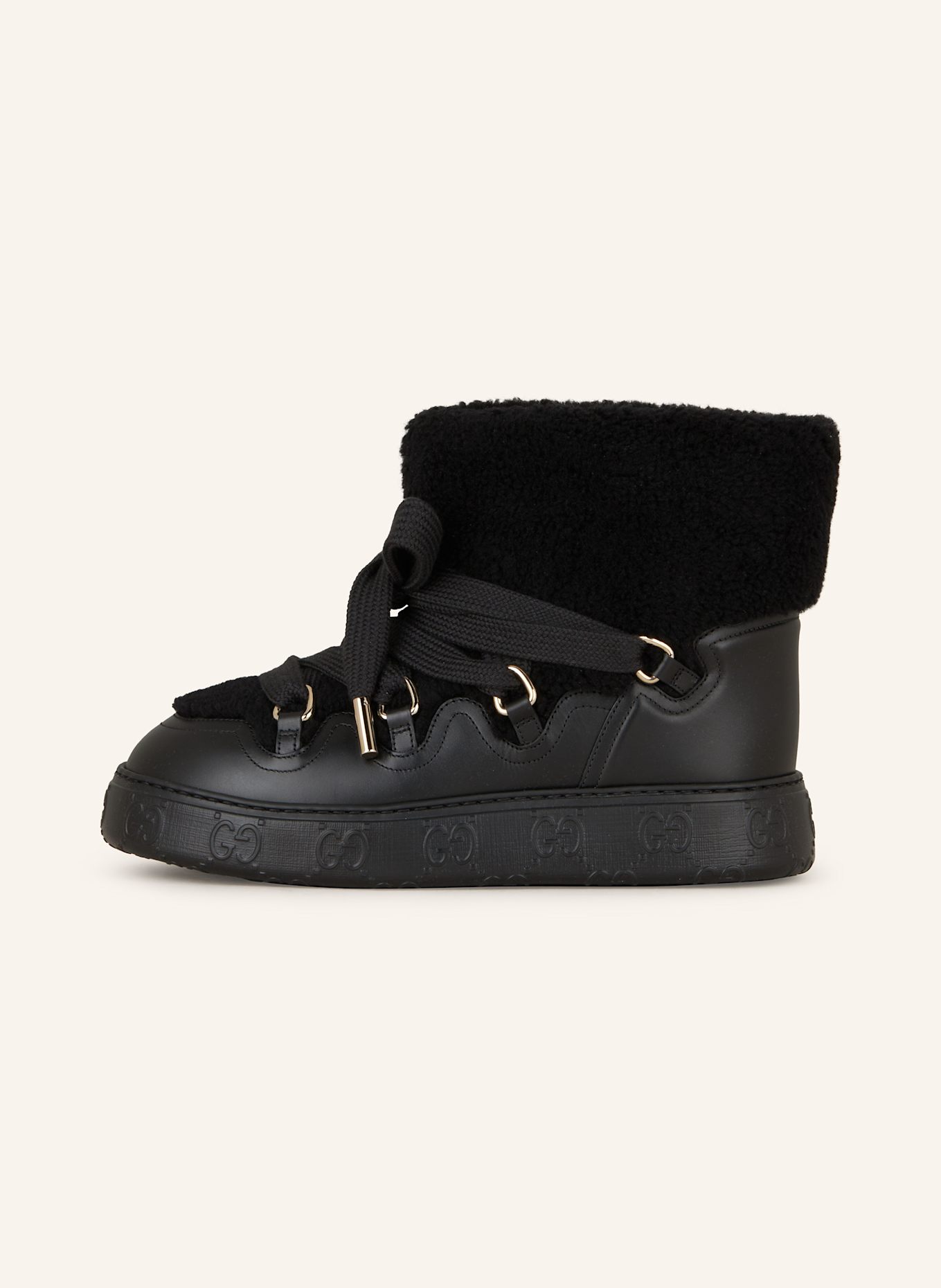 gucci flame Plateau-Boots, Farbe: SCHWARZ (Bild 4)