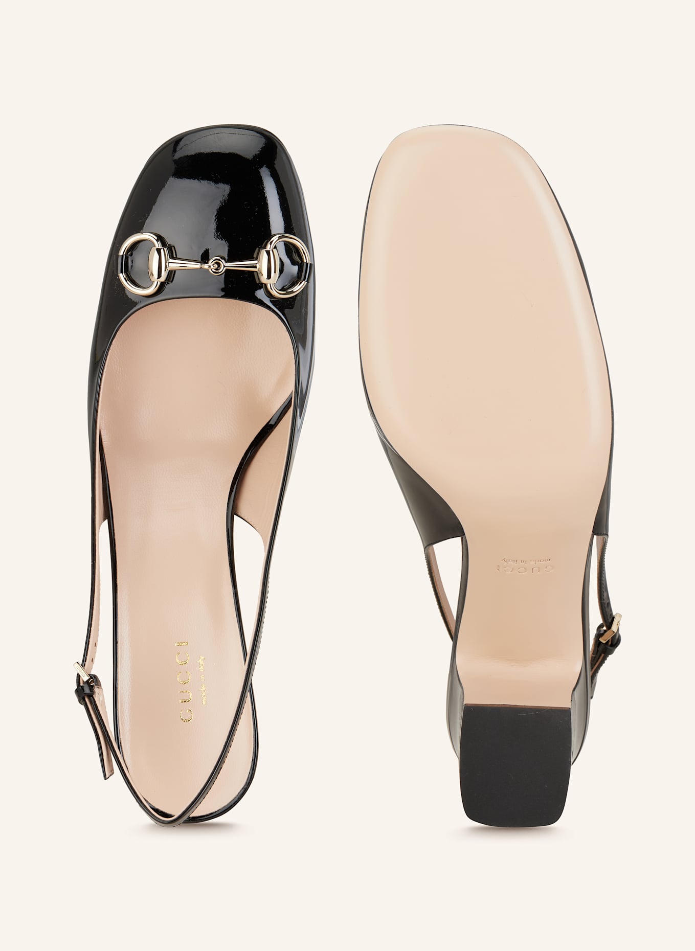 GUCCI Sling-Pumps: 1000 NERO