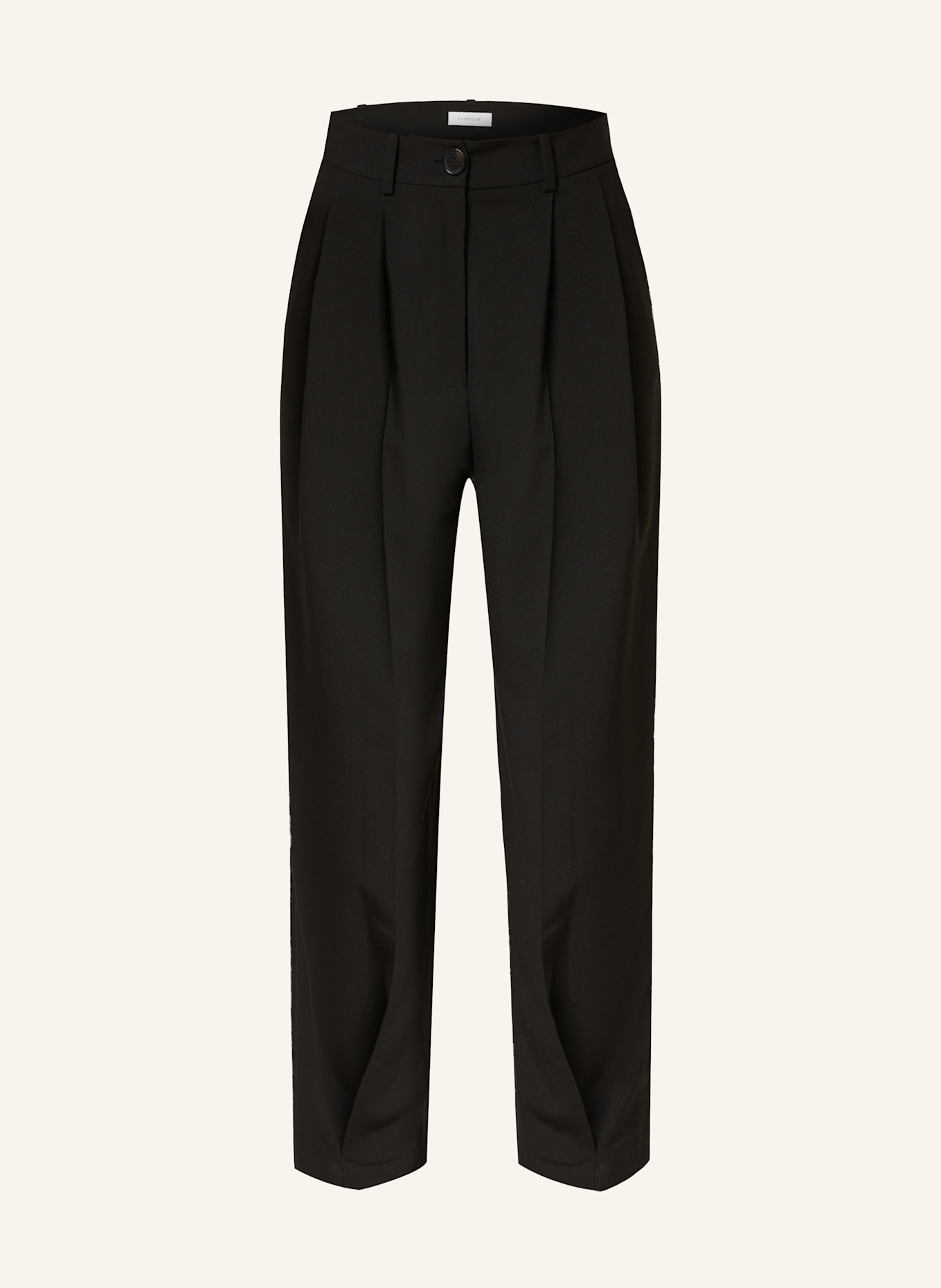 Rich & Royal 7/8 pants: BLACK