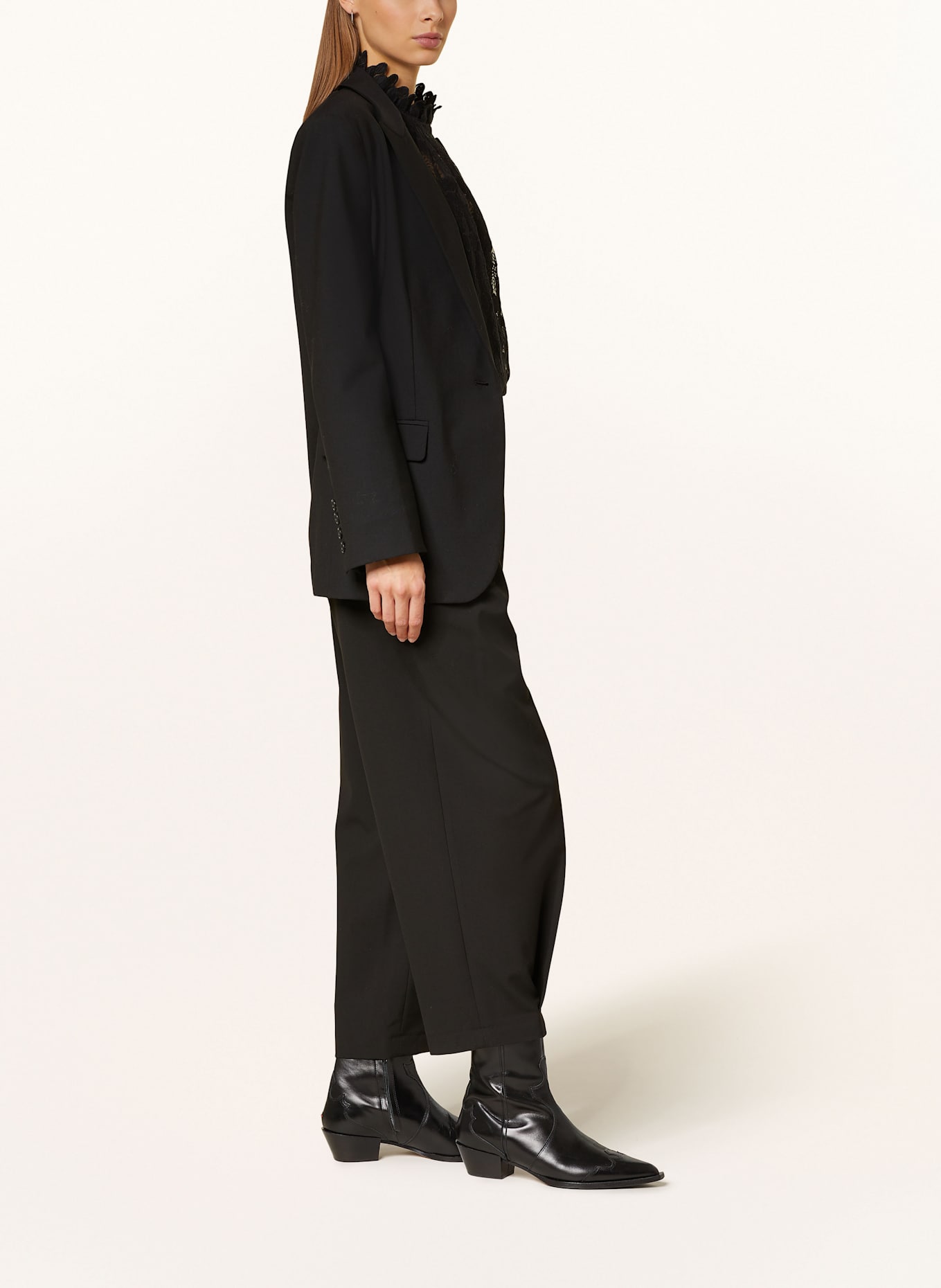 Rich & Royal 7/8 pants: BLACK
