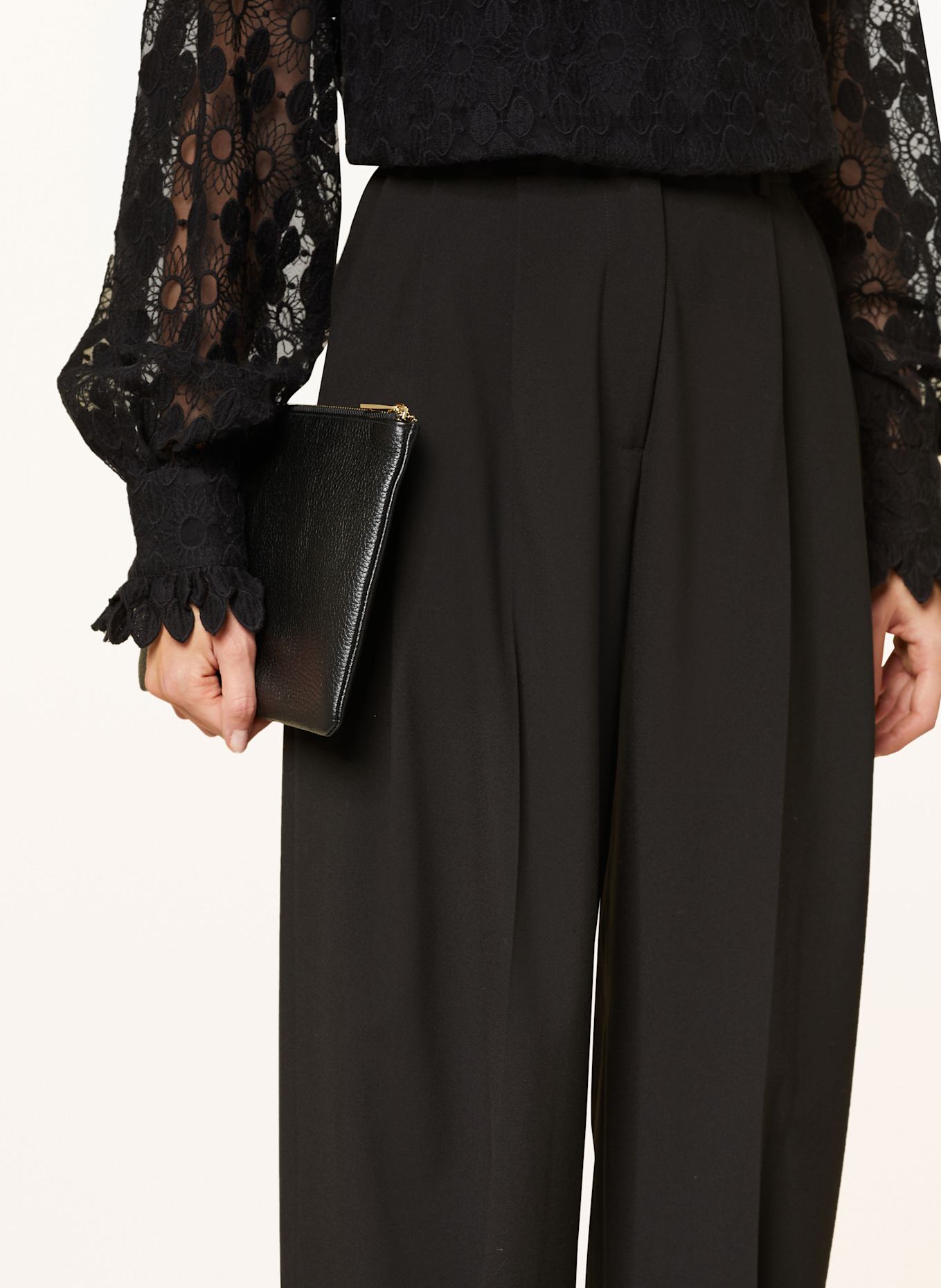 Rich & Royal 7/8 pants: BLACK