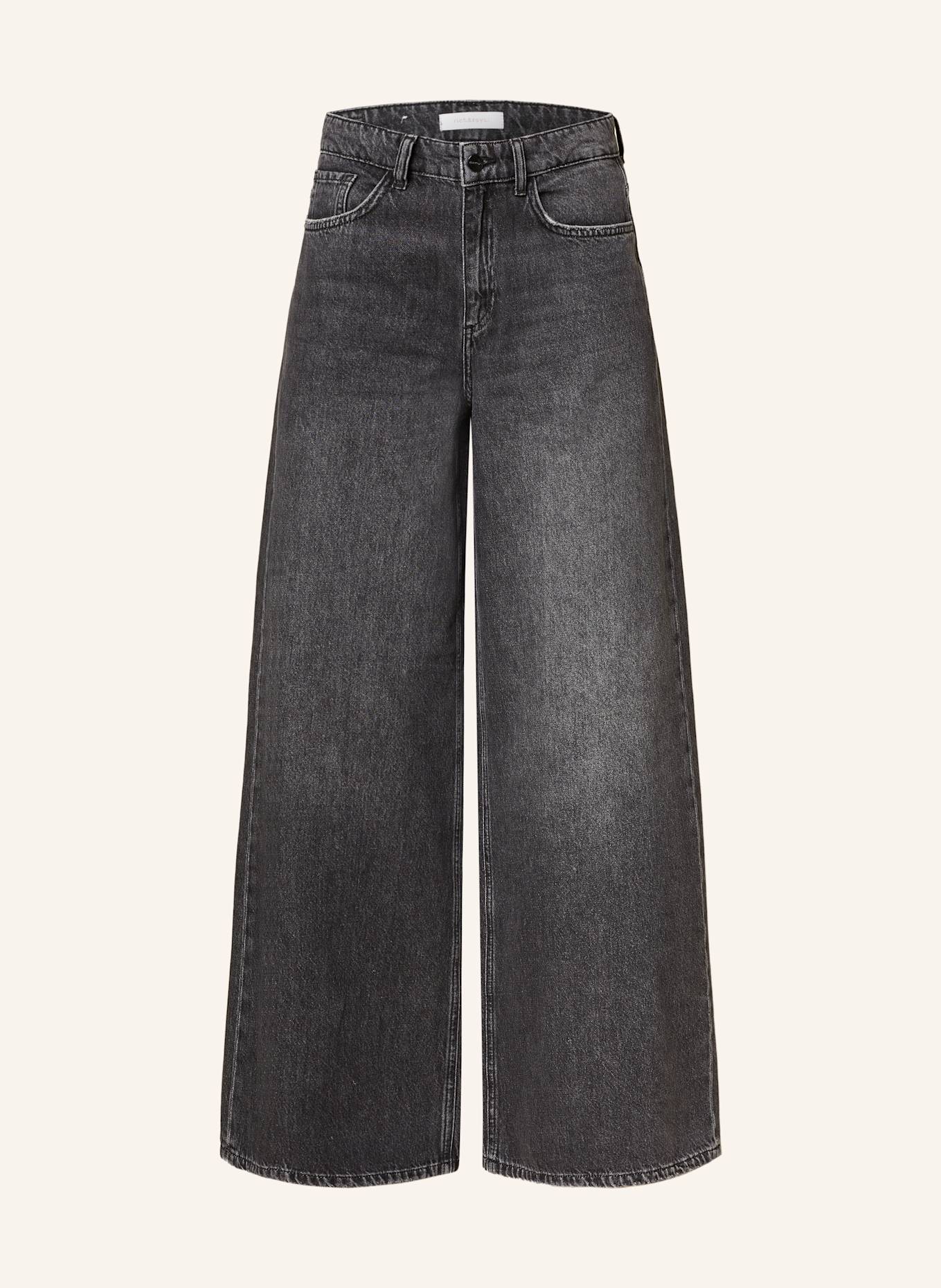 Rich & Royal Flared jeans: 900 DENIM BLACK