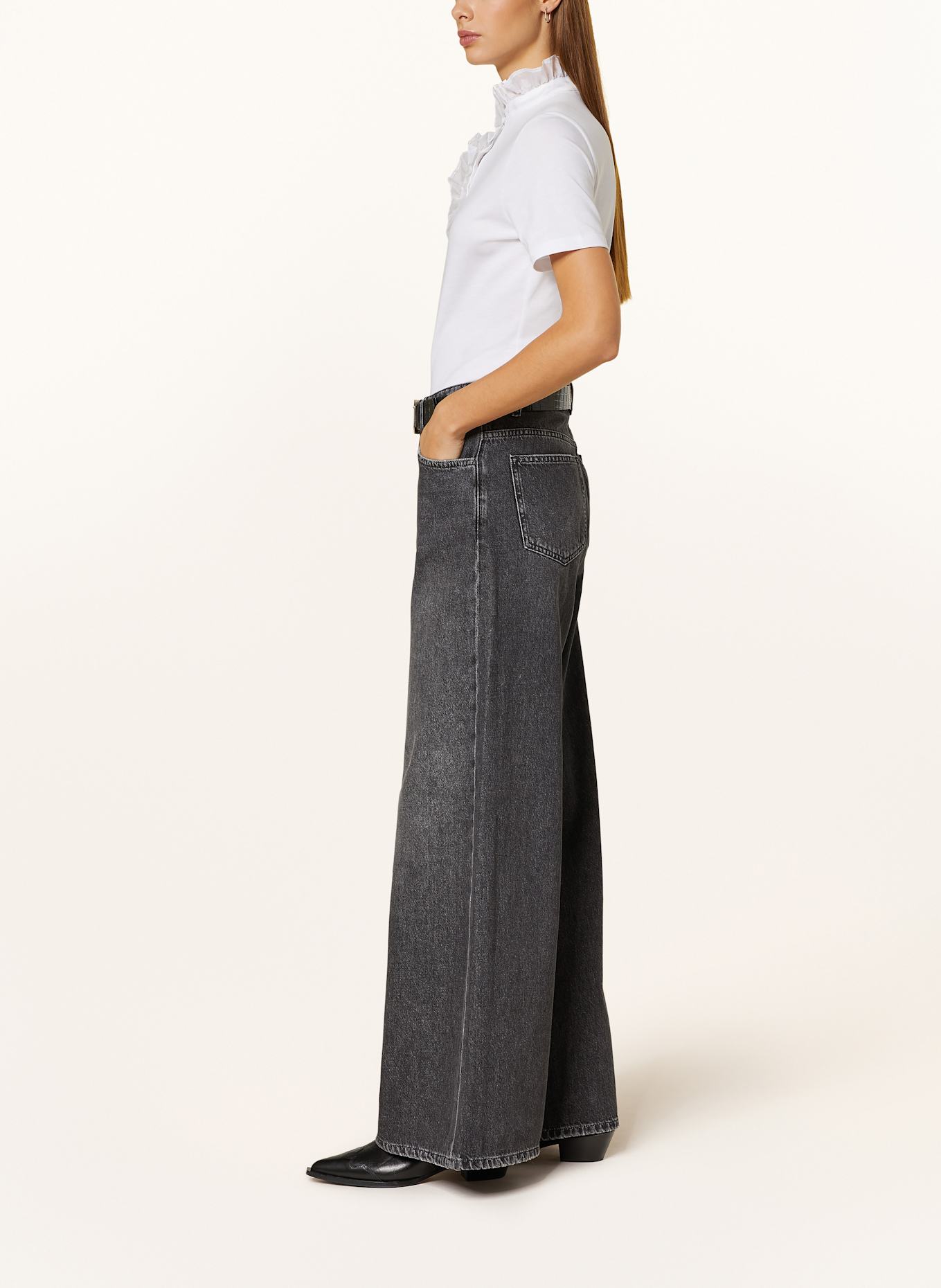 Rich & Royal Flared jeans: 900 DENIM BLACK